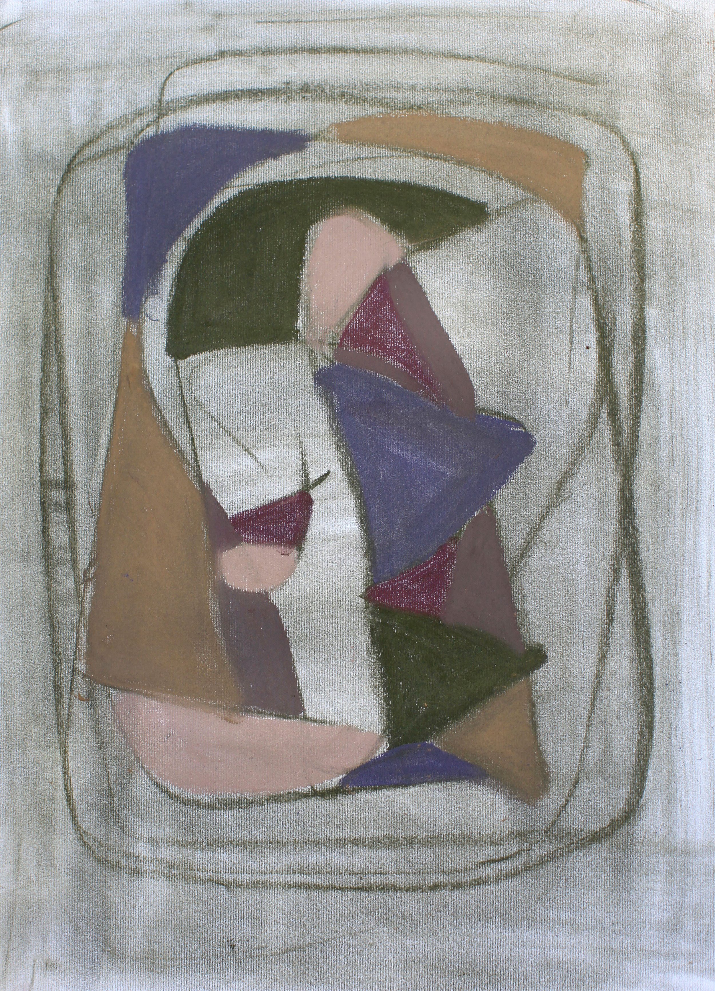 The Breaking No. 1 | pastel on paper - 18 in x 24 in