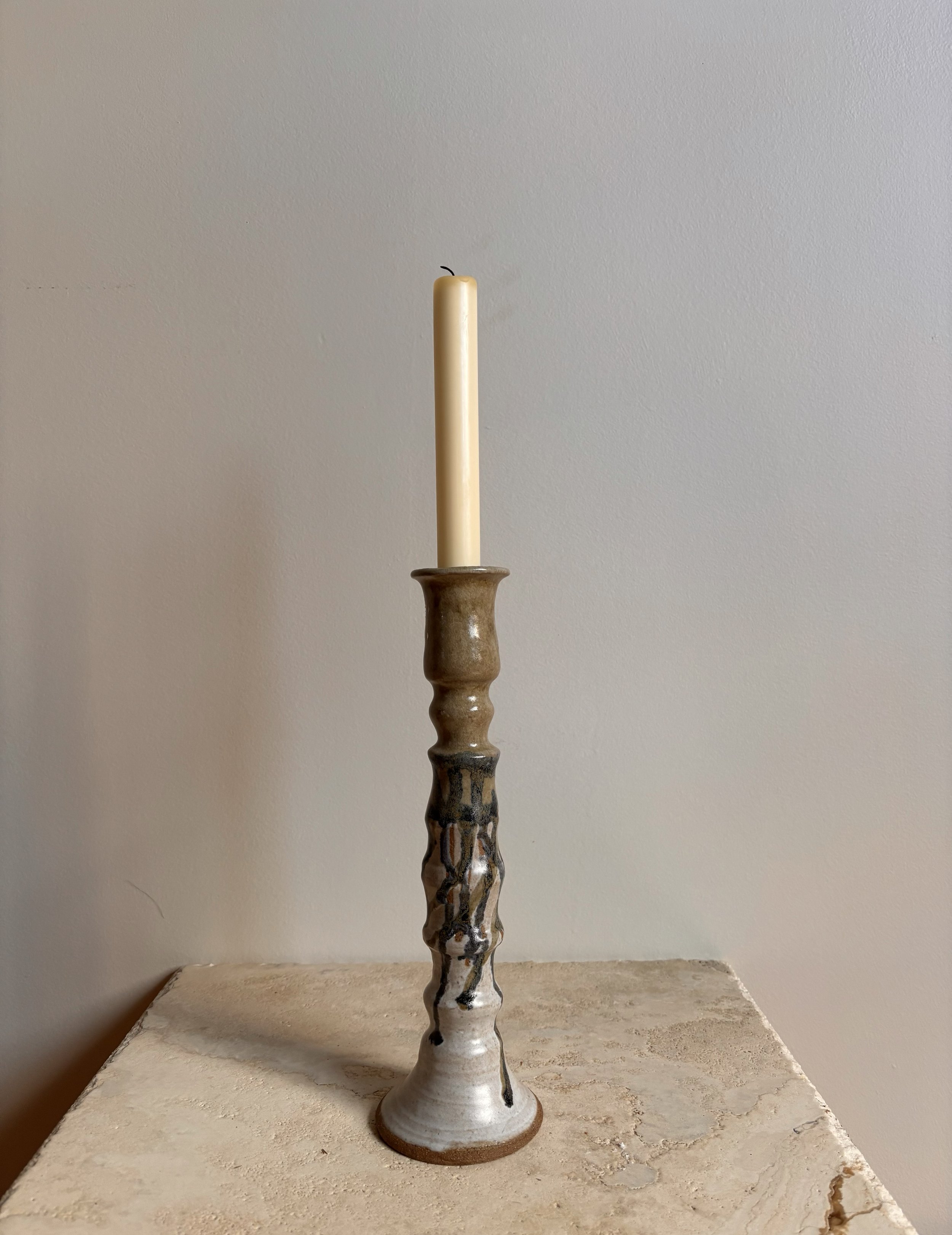 Vintage Studio Pottery Candlestick