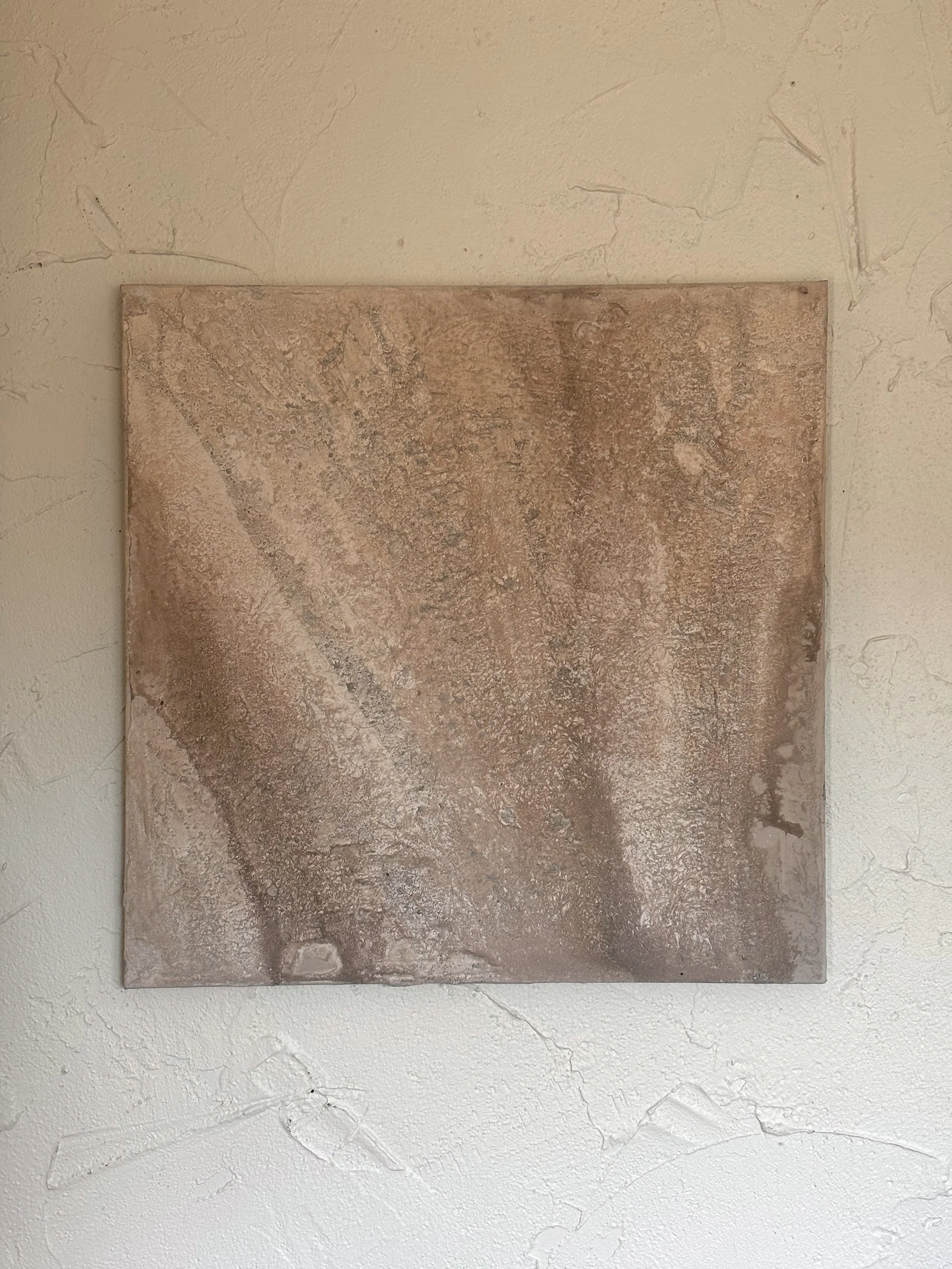 New Skin No. 1 - mixed media on canvas - 30 in x 30 in - 2026