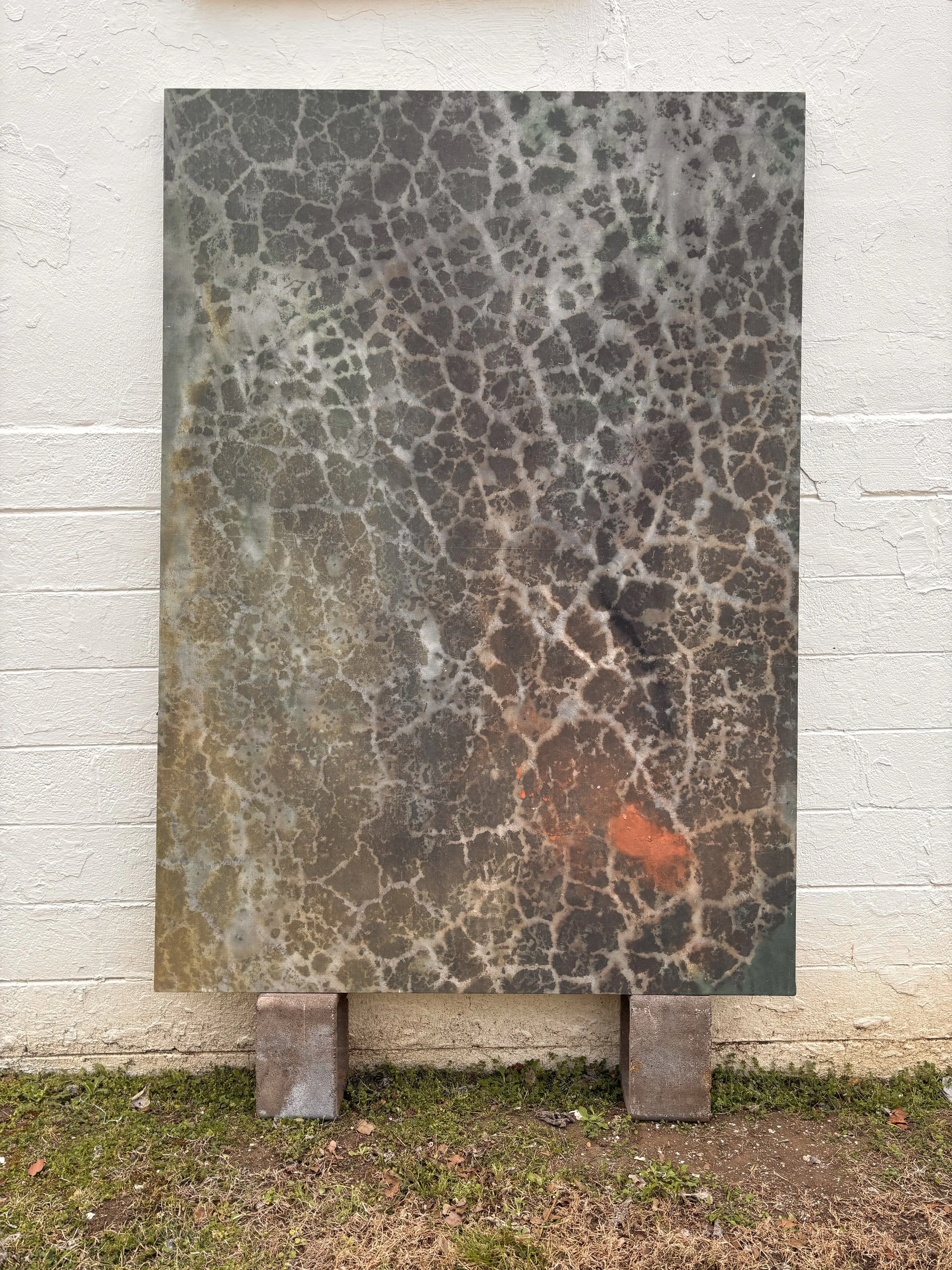 Groundbreaking | acrylic on canvas - 64 in x 90 in - 2025 (SOLD)