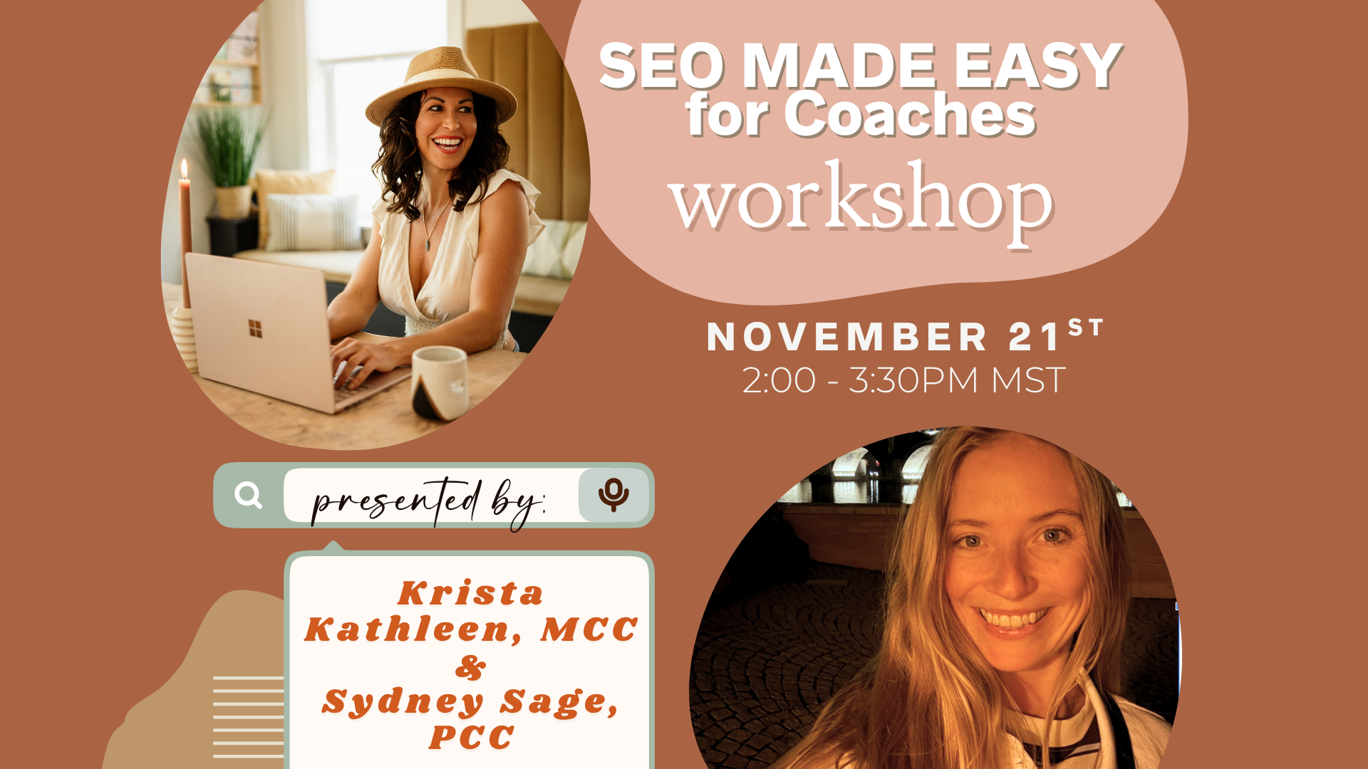 SEO Made Easy for Coaches; Learn how to use SEO so your next client is just one Google search away by Sydney Sage, PCC