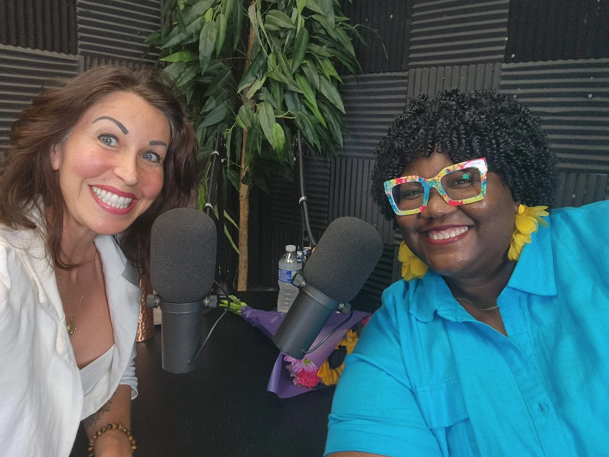 Krista on someone else's podcast