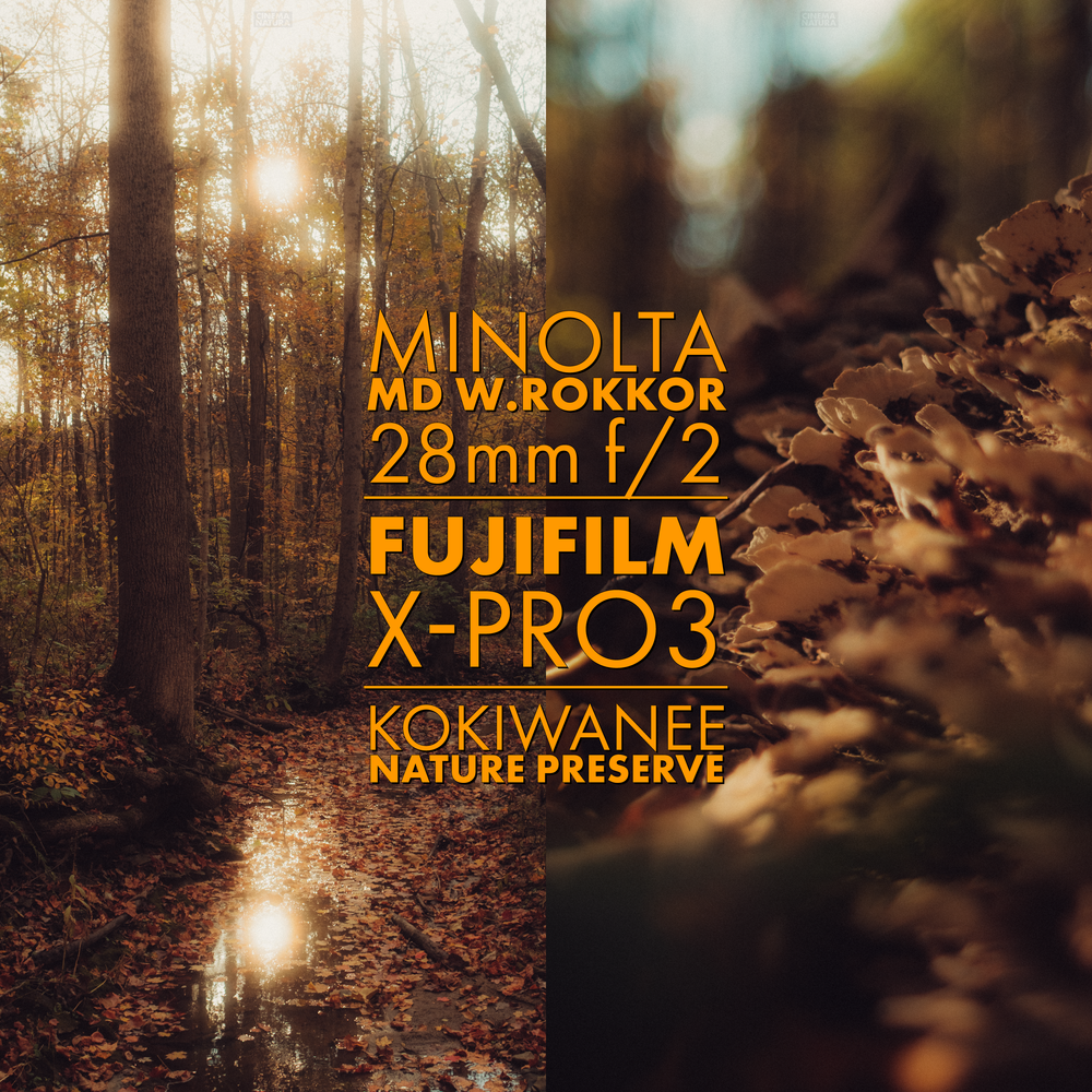 The Minolta MD W.Rokkor 28mm f/2 + The Fujifilm X-Pro3 @ Kokiwanee