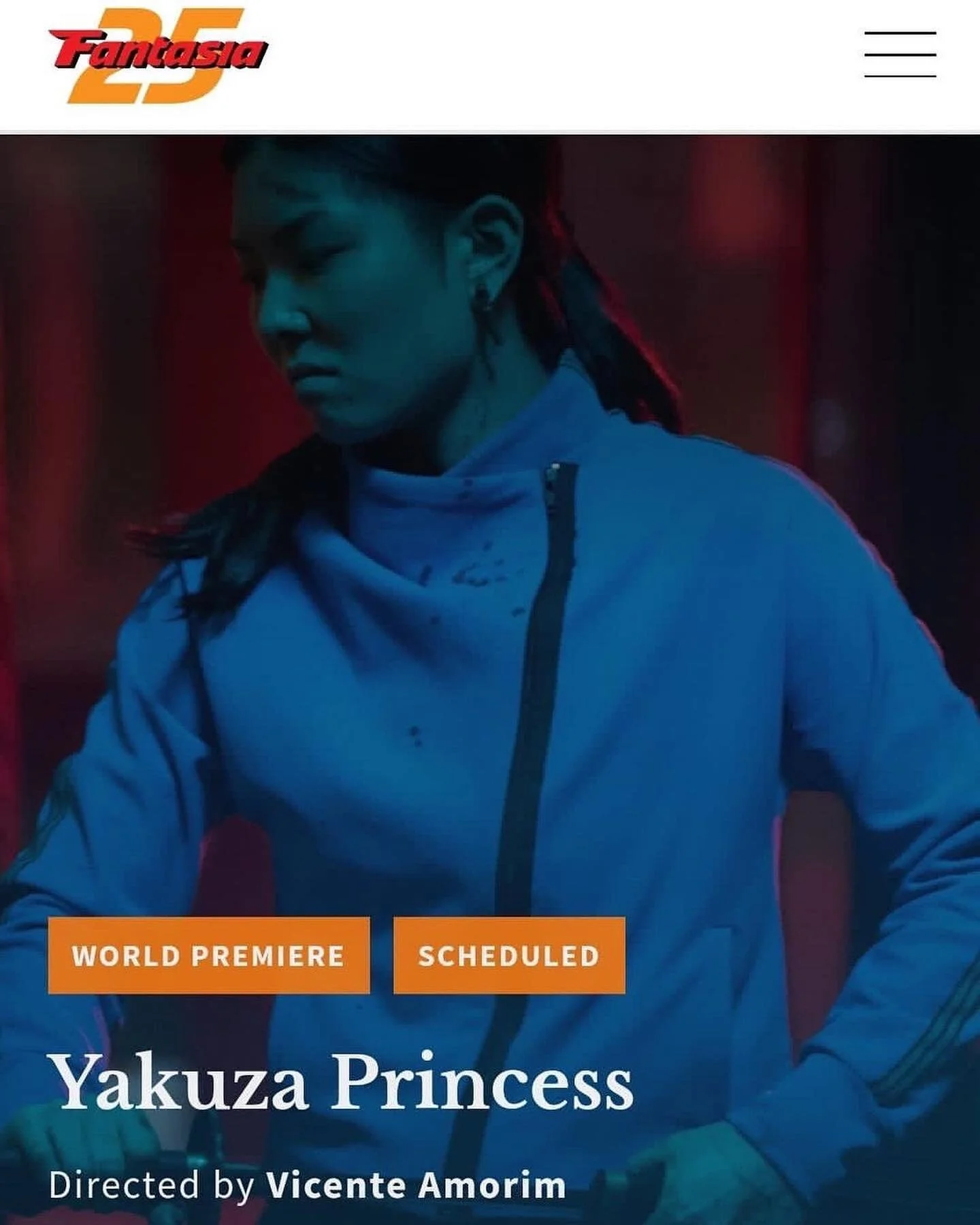 Wow what a flattering review!!!😳❤️ Congrats to us team #YakuzaPrincess 🎉🎉 World Premier starting with US on September 9th | It&rsquo;s coming soon!

#fantasiafilmfestival #filmland #warnerbros #magnolia #magnet #xyzfilms #Brazil #yakuzaprincess ac