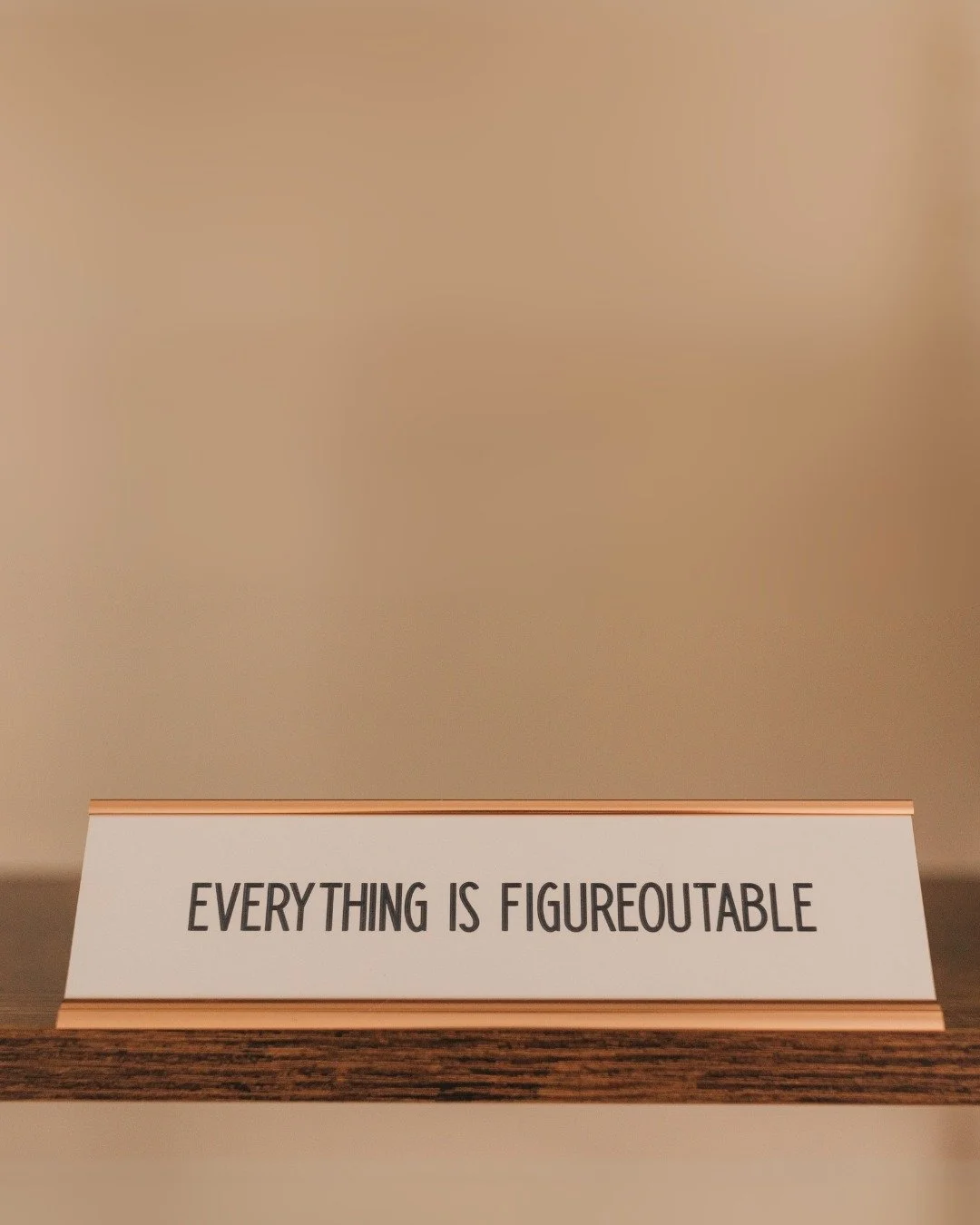 If it feels impossible&hellip; remember: everything is figureoutable. 💡

✨ Even your CRM that looks like it was built in the Dark Ages.
✨ Even that &ldquo;quick fix&rdquo; campaign that&rsquo;s been broken for 6 months.
✨ Even convincing your boss t