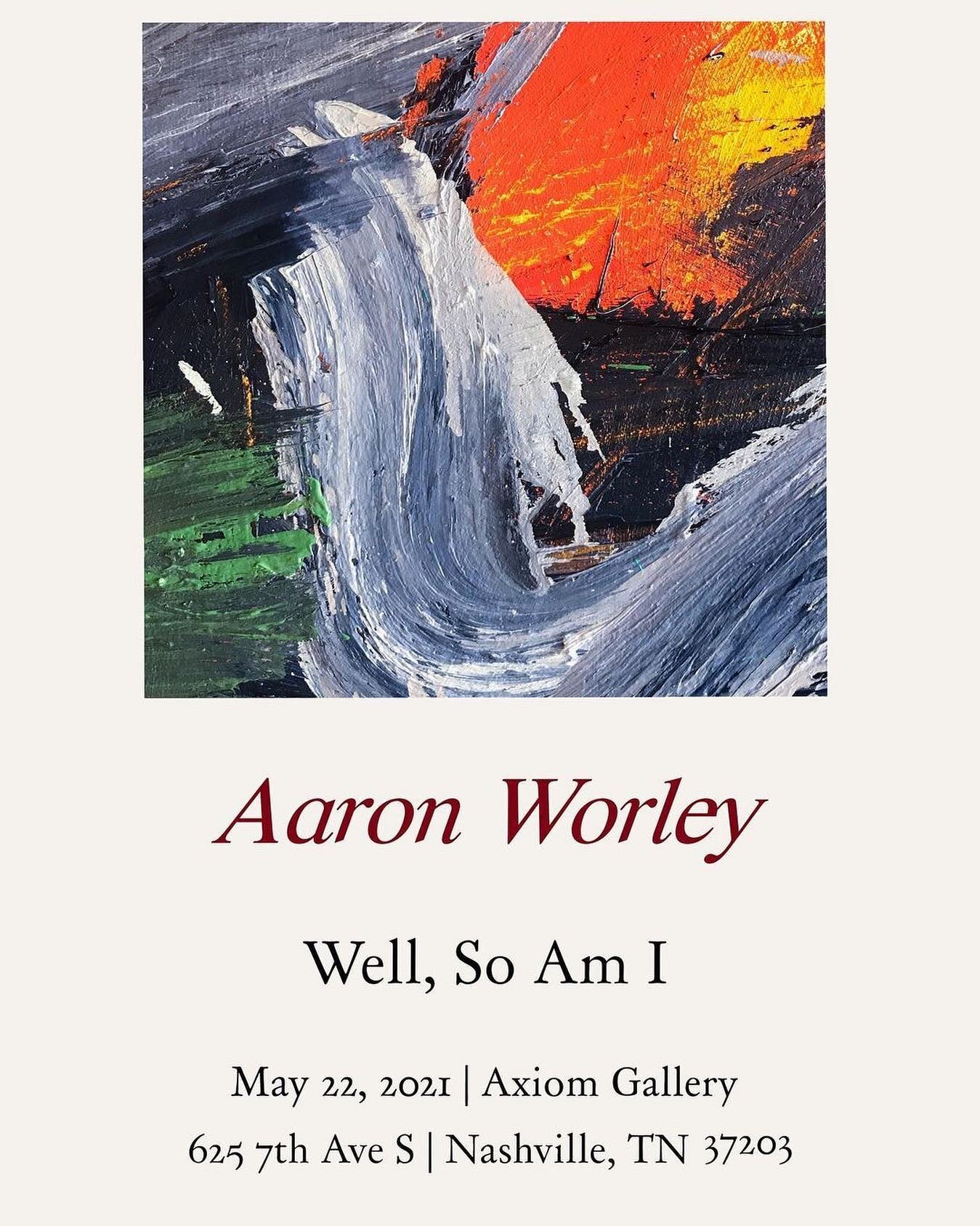 Aaron Worley @presidentlonely debuts his first solo exhibit tonight! 
At Axiom Gallery - Next to @thirdmanrecords 
🎨
REPOST &bull; @presidentlonely Super excited to announce my very first solo show in Nashville, &ldquo;Well, So Am I.&rdquo; It will 