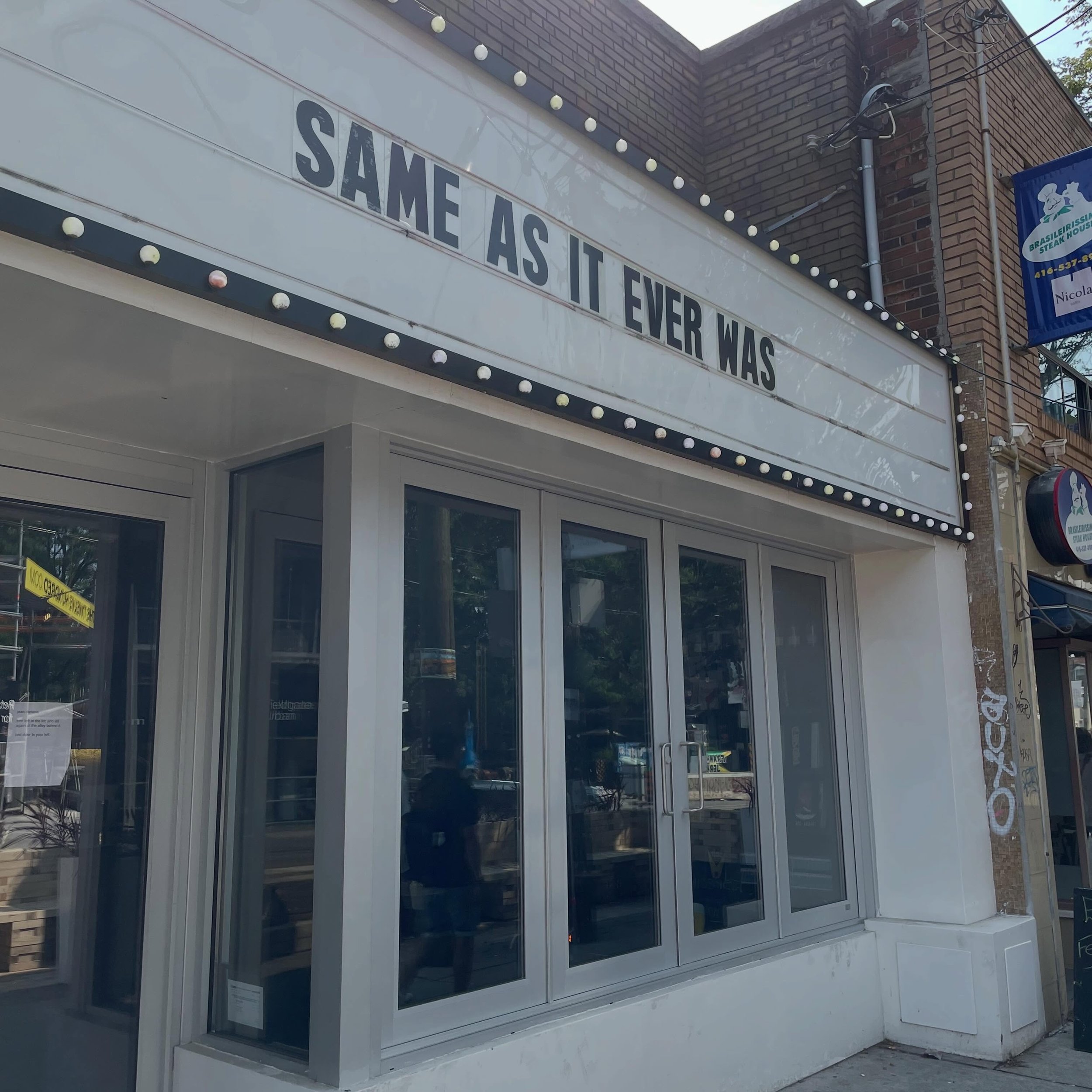 Same as it ever was&hellip;

#typography #font #design #toronto #designinreallife