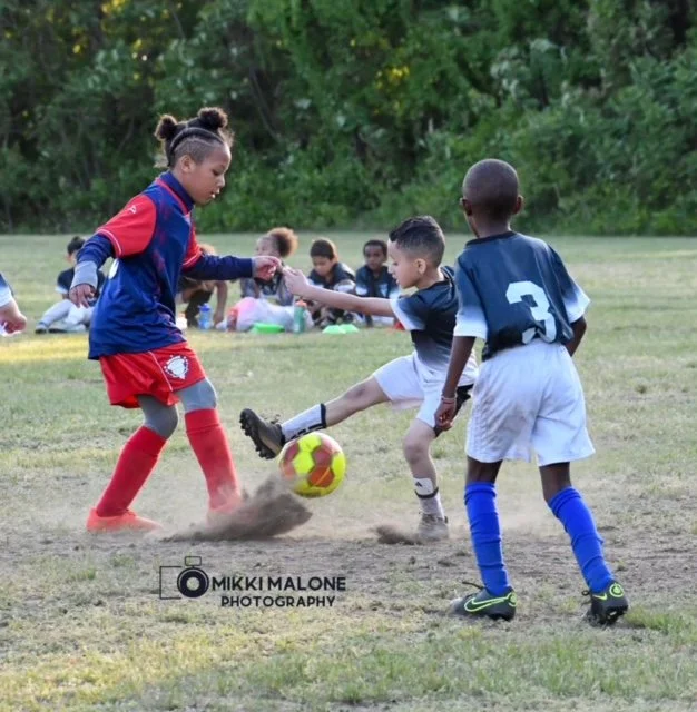 Kyran, under-8 star. 