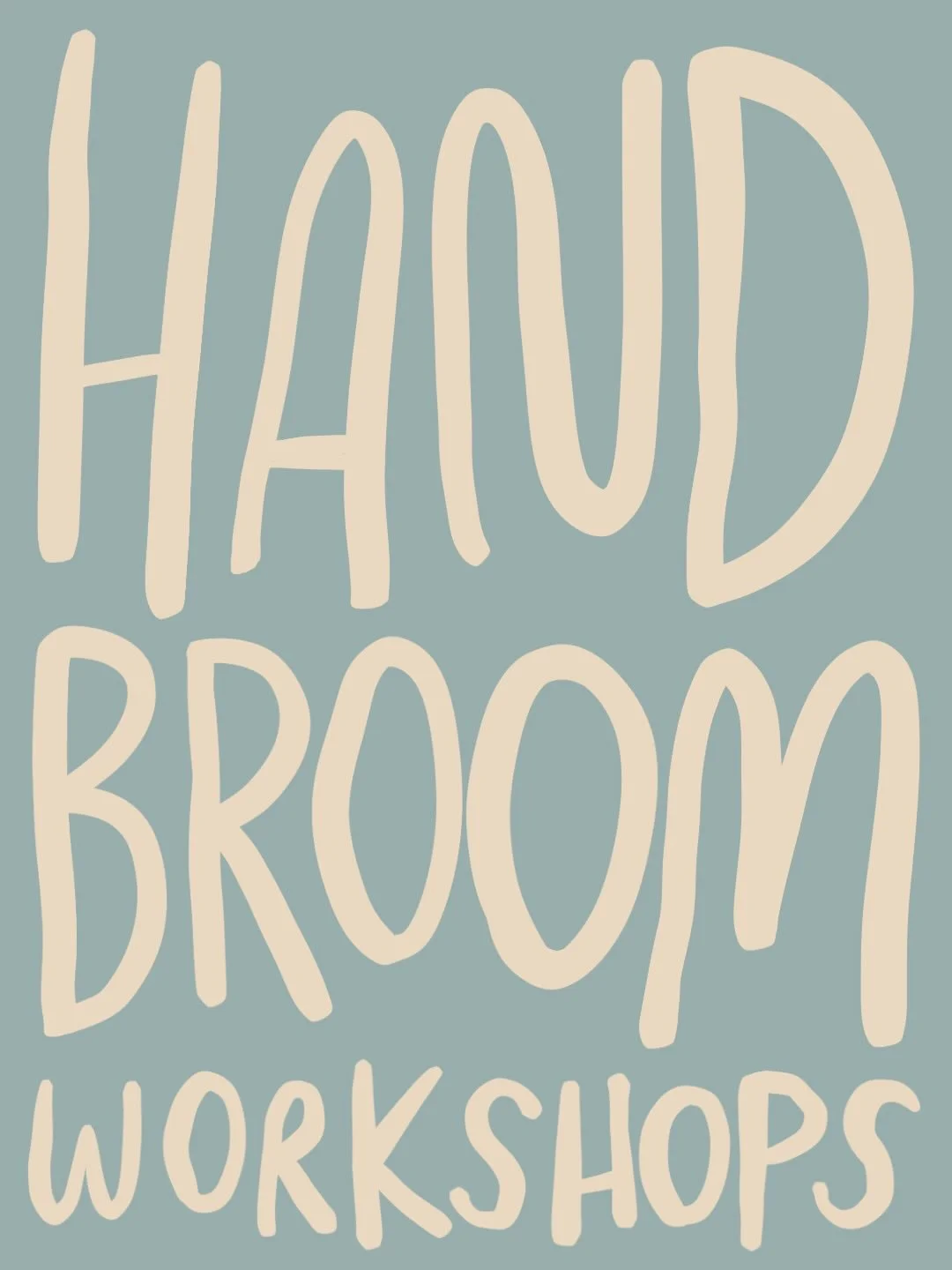 hand brooms are back! 

@ground.folk will be in the studio teaching two hand broom classes this spring. (we have our fingers crossed for a full sweep workshop, too!)

all materials are provided in these beginner-friendly classes. just come curious! 
