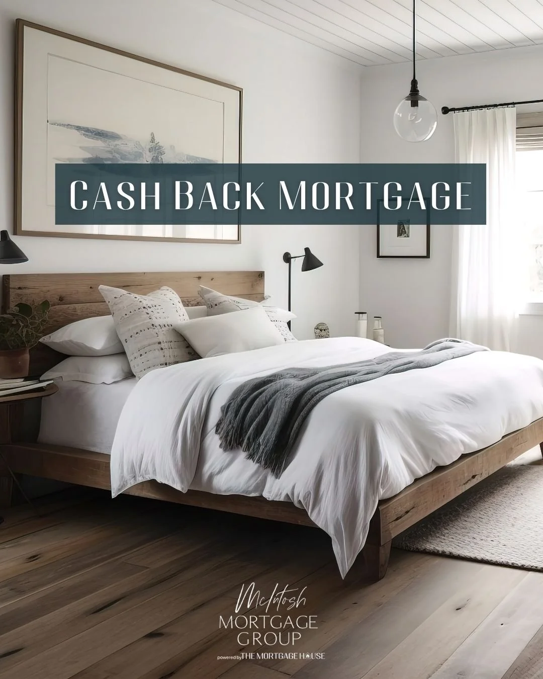A cash back mortgage provides you with a lump-sum payment from the lender when your mortgage funds. The money can be used however you choose, whether that's covering moving expenses, purchasing furniture, completing renovations, consolidating debt, o