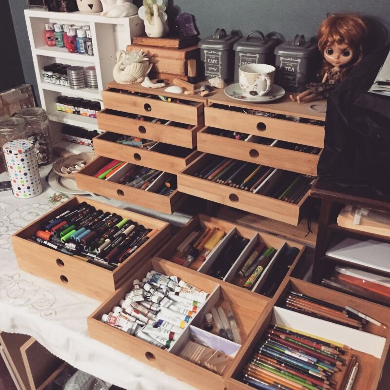 Art Supply Cabinet
