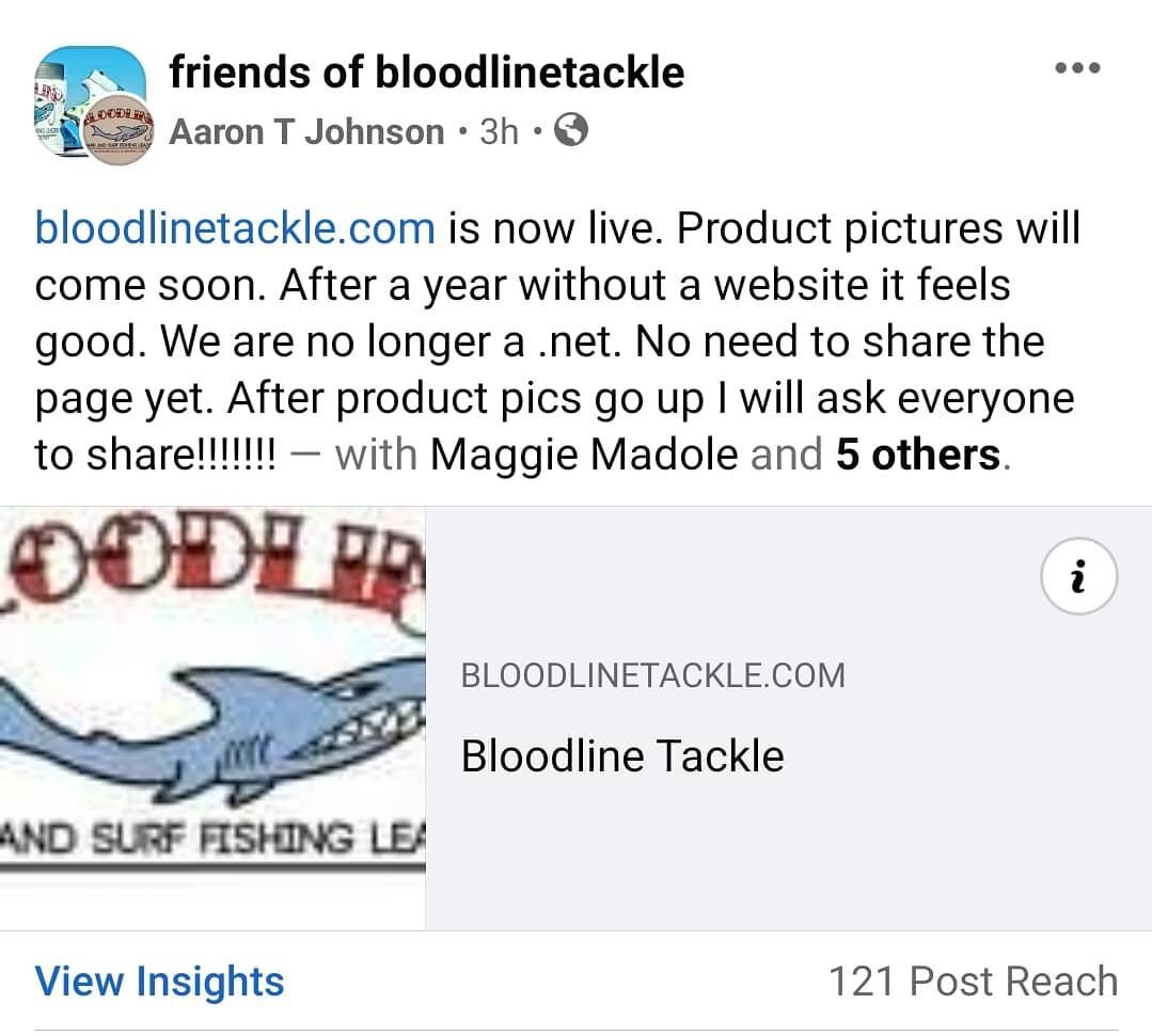 www.bloodlinetackle.com is back, with a new name. now a dot com.  #bloodlinetackle #sharkleaders #surffishing #sharkfishing #lbsf #landbasedsharkfishing #sharkresearch #saltwaterfıshing #sharktackle #fishingtackle