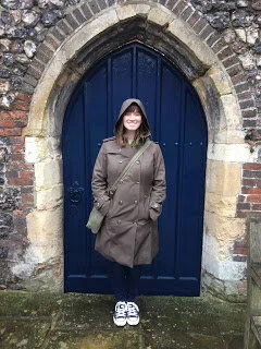Just a pretty door. It’s blue!