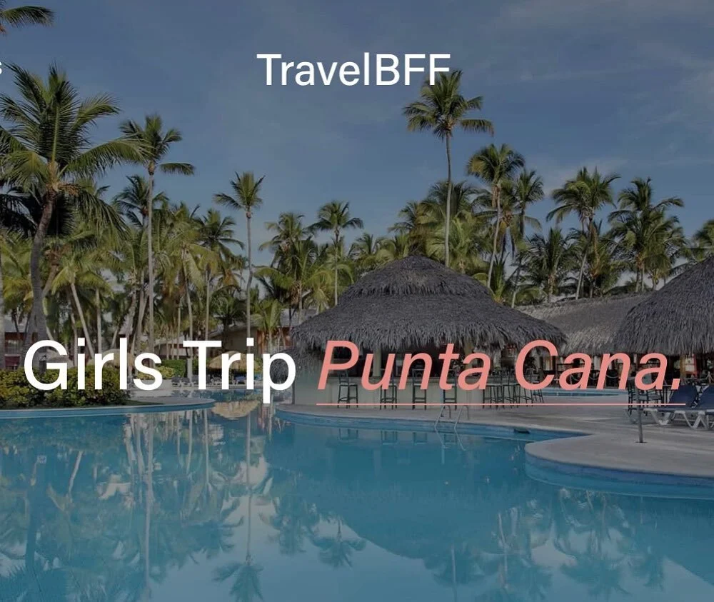 LADIES OUR NEXT TRIP IS FINALLY HERE 🌴💞

Group trip to Punta Cana, Dominican Republic June 7th-June10th
✨All inclusive resort 
✨Private party boat 
✨Visit to famous Saona Island
&amp; much more 😌, visit travelbff.travel/puntacana for full details 
