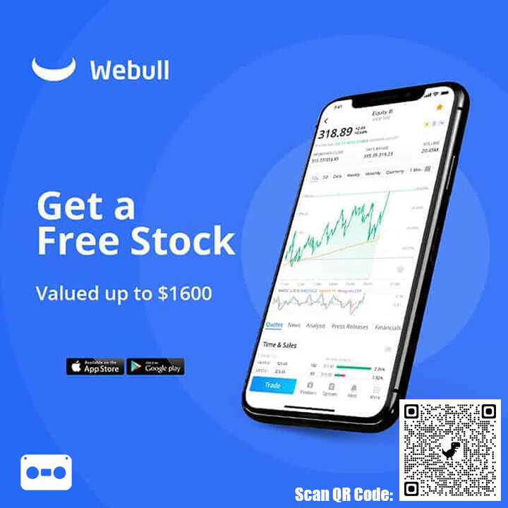 #Webull&nbsp;  Yo! Trade Stocks, ETFs and Options with Webull! Open and fund a brokerage account and receive 2 FREE stocks! You can also trade Cryptocurrencies via Webull Crypto.   https://act.webull.com/te/sZ9fzmclxTHw/or2/inviteUs/