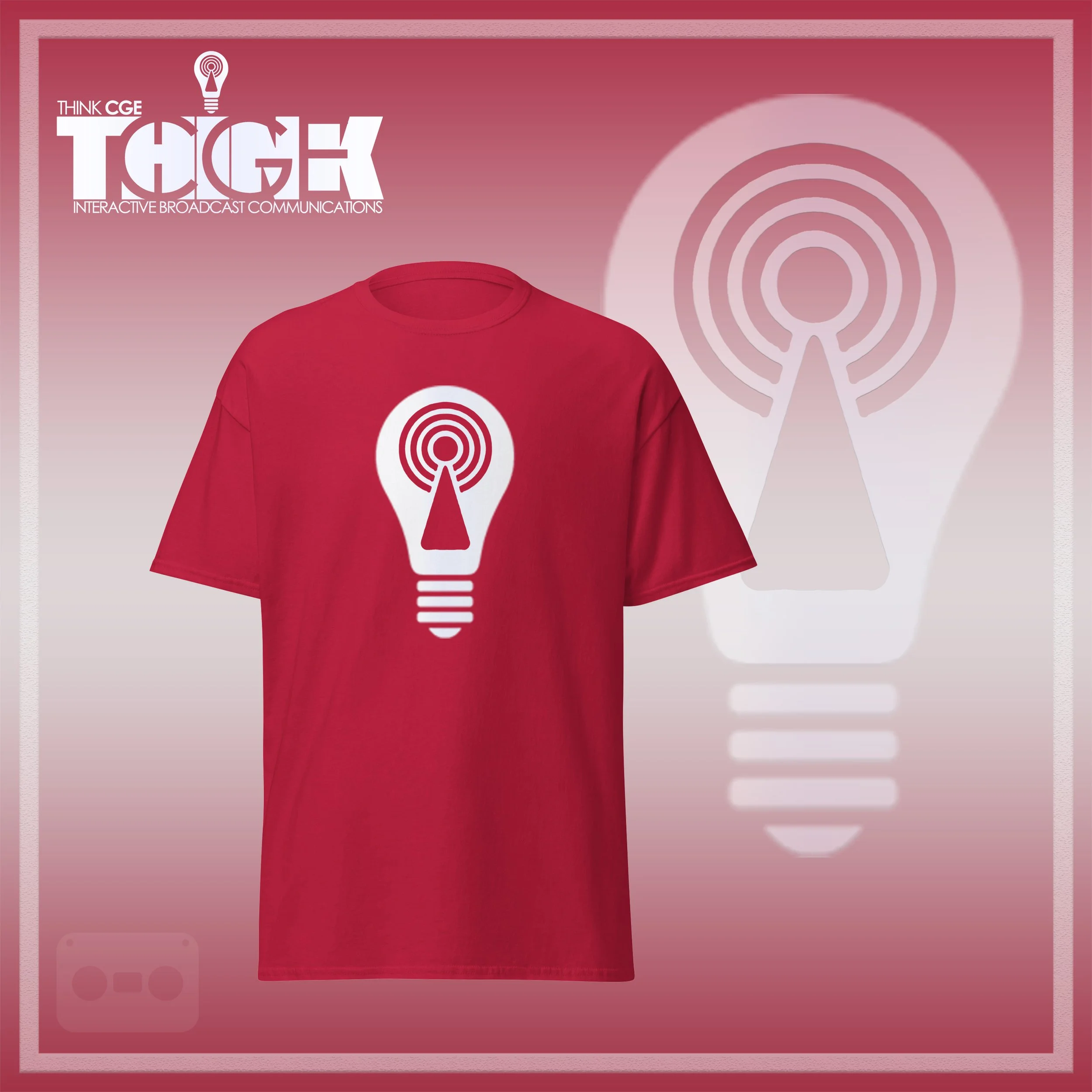 THINKCGE tShirt official ad cardinal T White Bulb.jpg