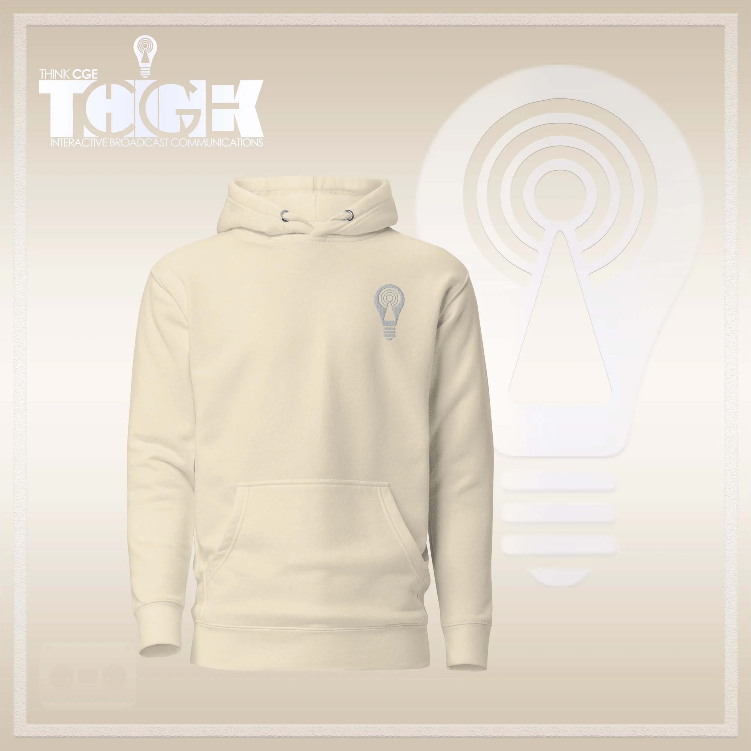 THINKCGE official ad bone Hoodie White Bulb.jpg