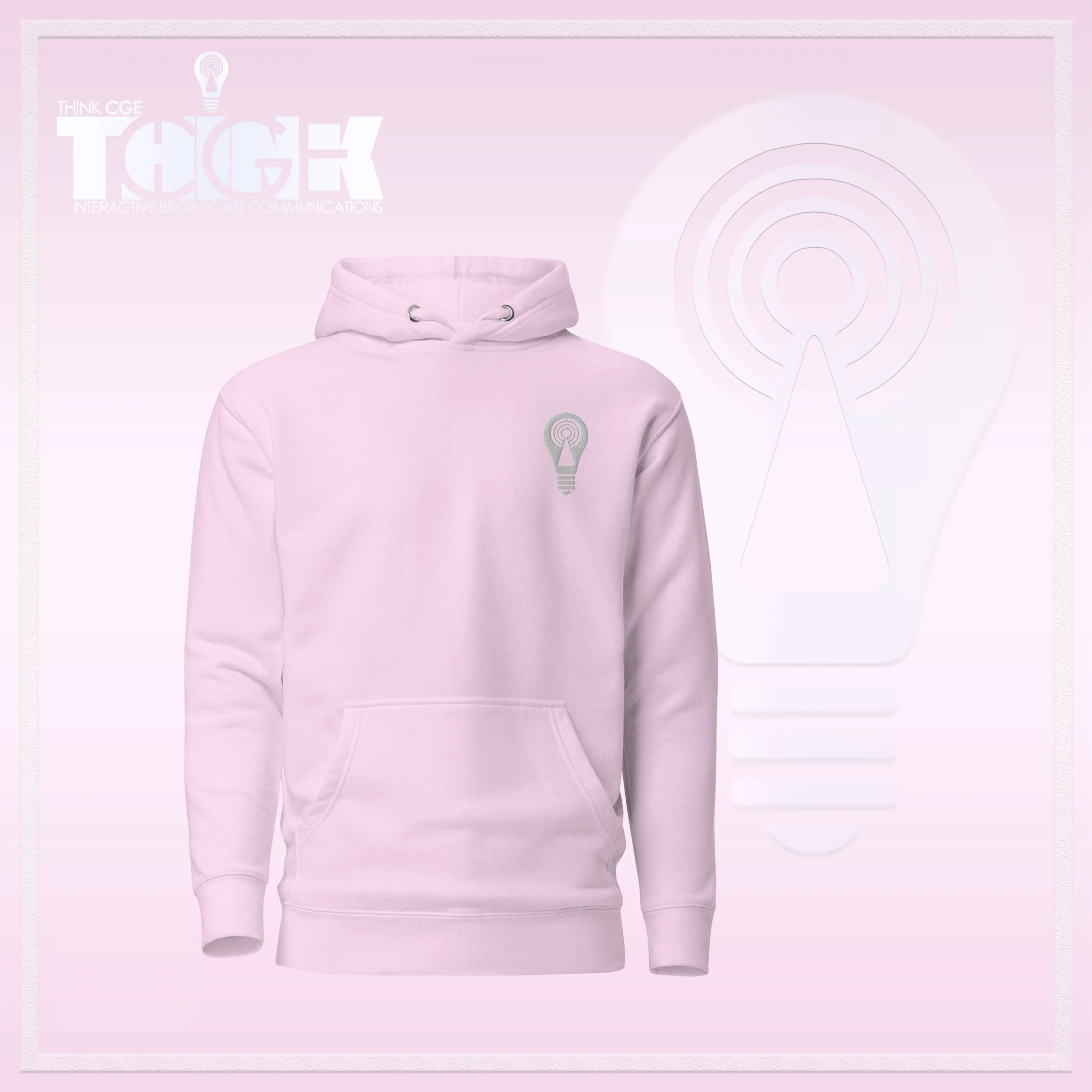 THINKCGE official ad lavender Hoodie White Bulb.jpg