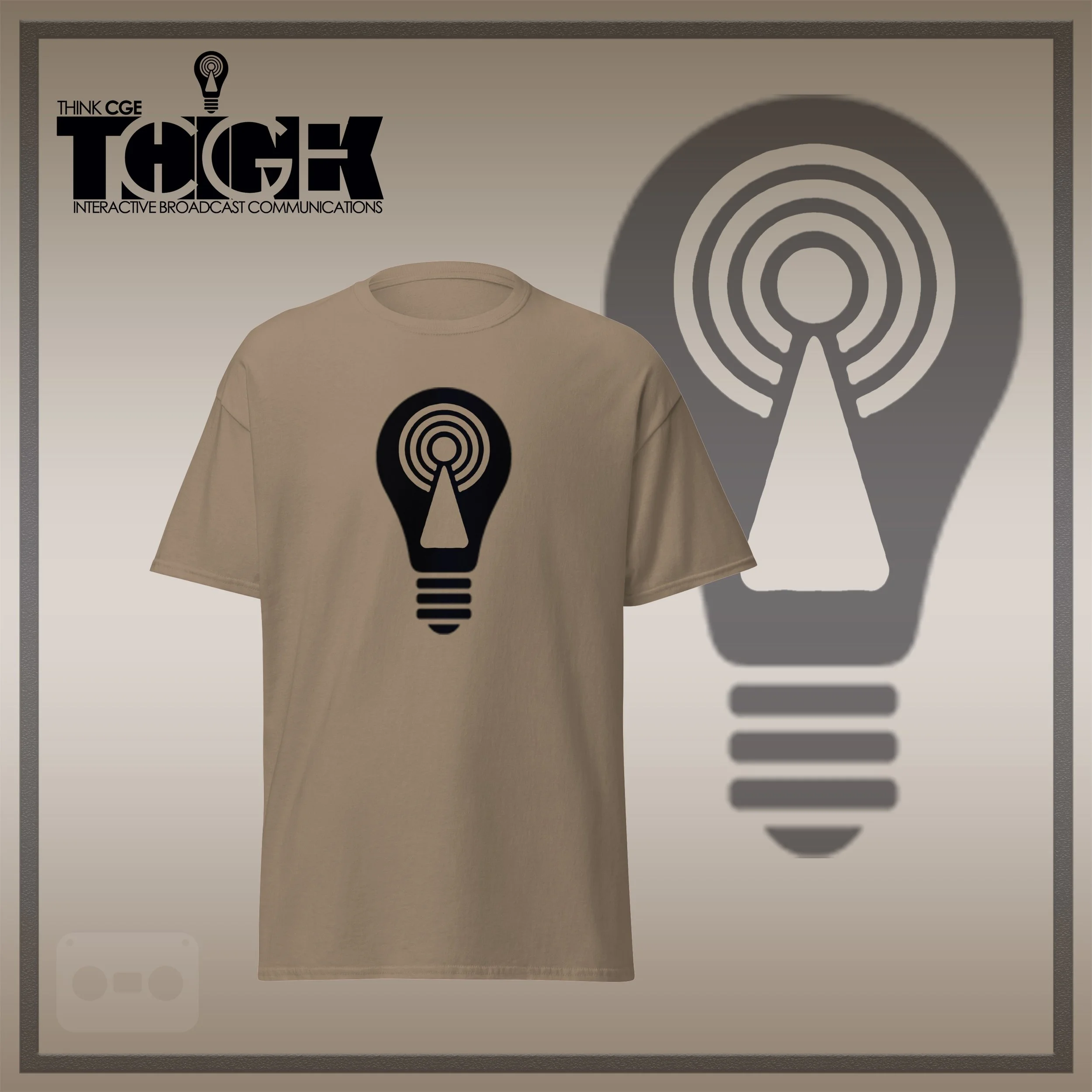 THINKCGE tShirt official ad brown-savana T Blacc Bulb.jpg