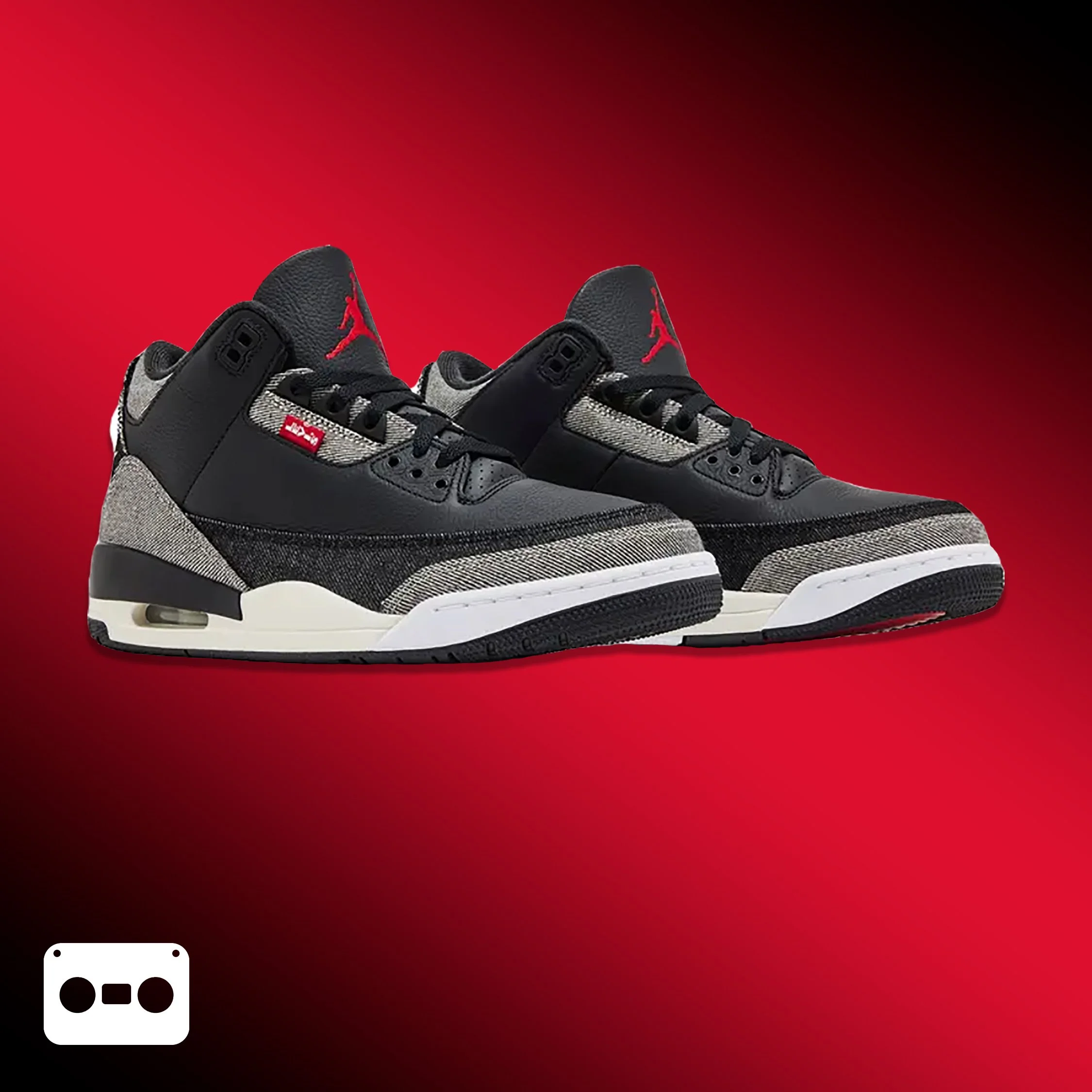 #AirJordan #3s #BlackDenim