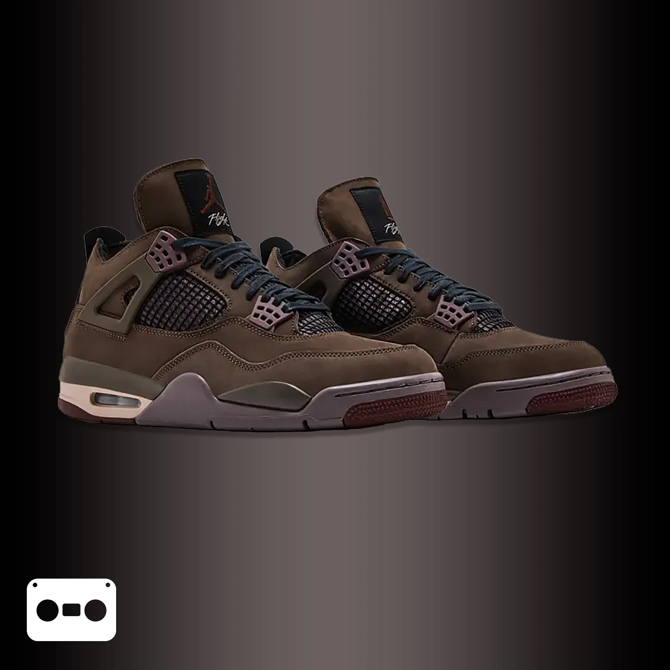 #AMaManiere x #AirJordan #4s #DarkMocha