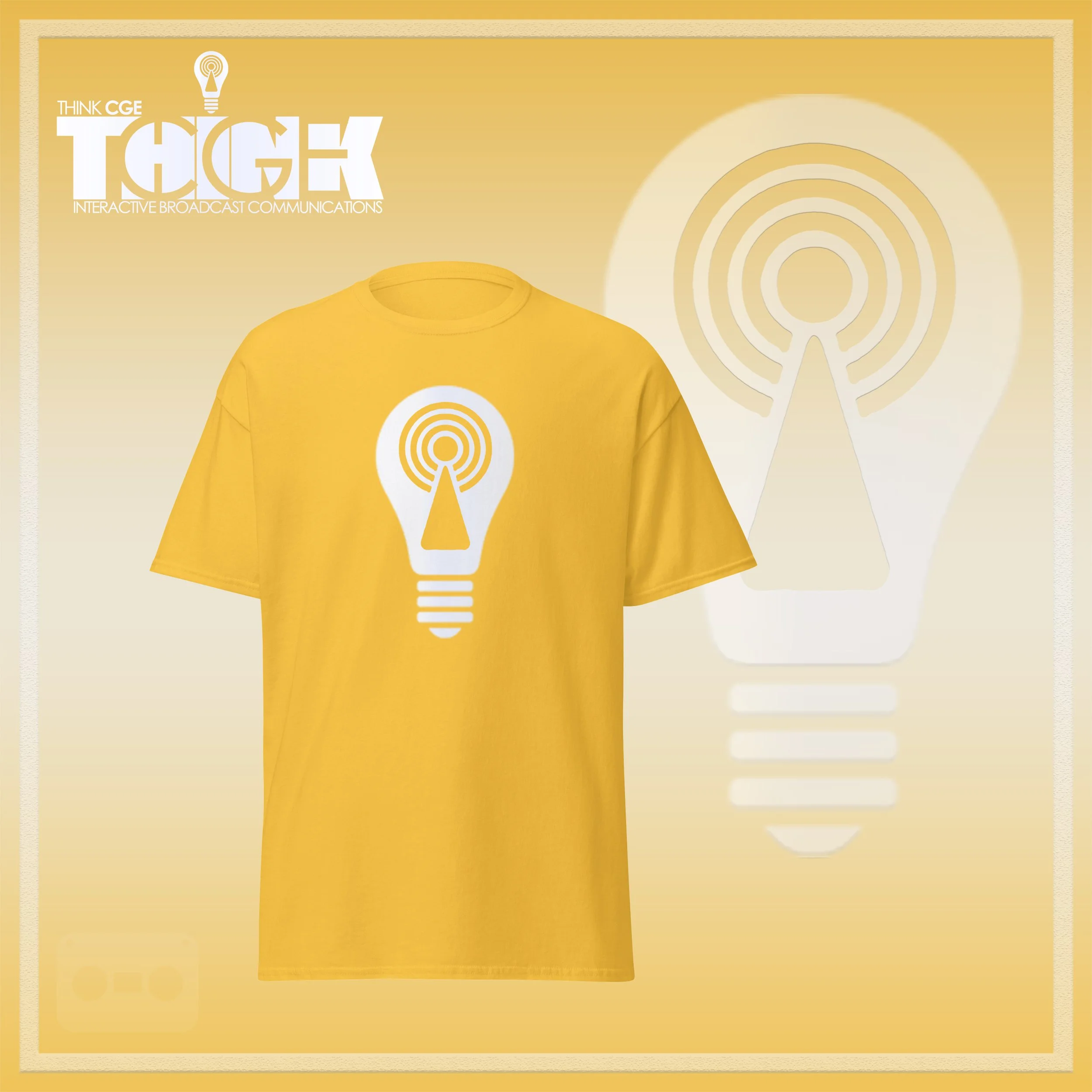 THINKCGE tShirt official ad daisy T White Bulb.jpg