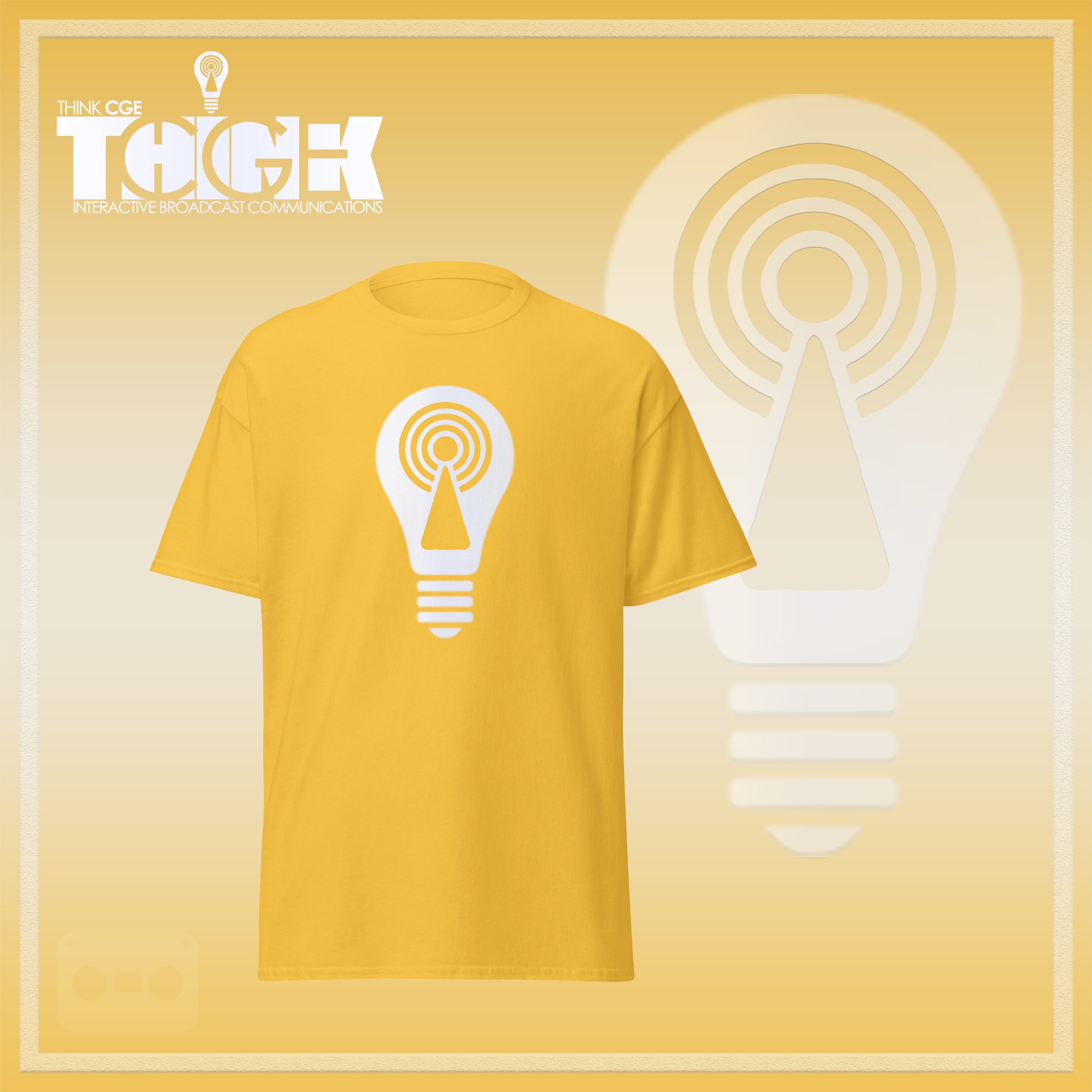 THINKCGE tShirt official ad daisy T White Bulb.jpg