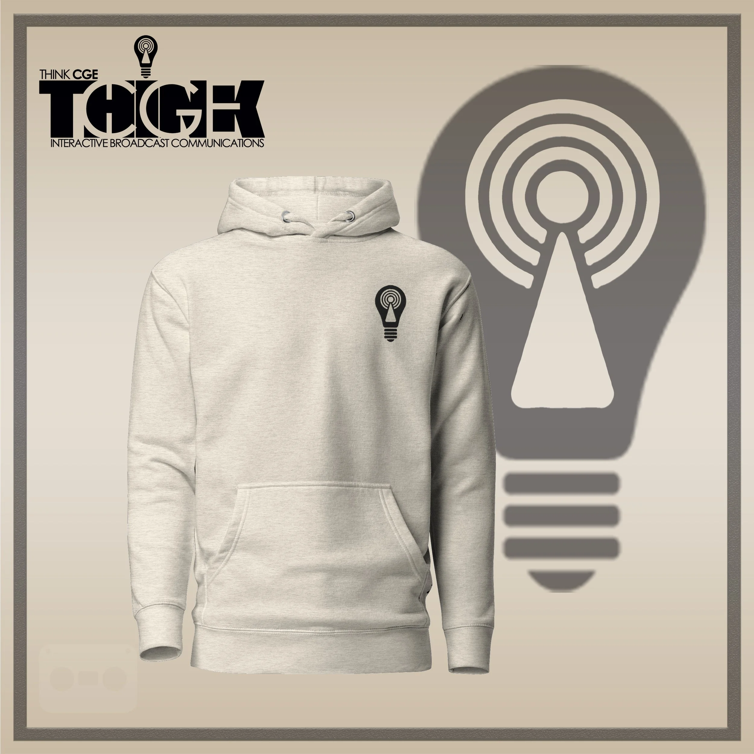 THINKCGE official ad oatmeal-heather Hoodie Blacc Bulb.jpg