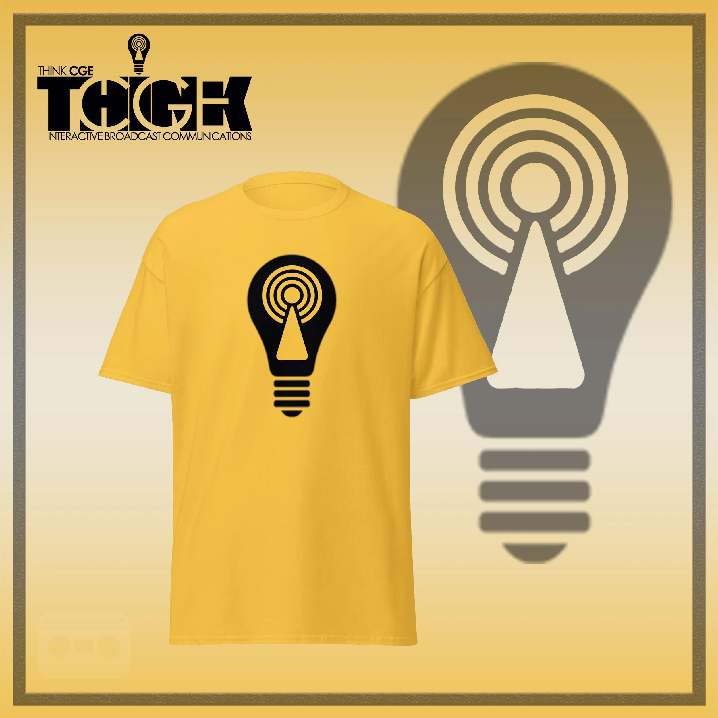 THINKCGE tShirt official ad daisy T Blacc Bulb.jpg