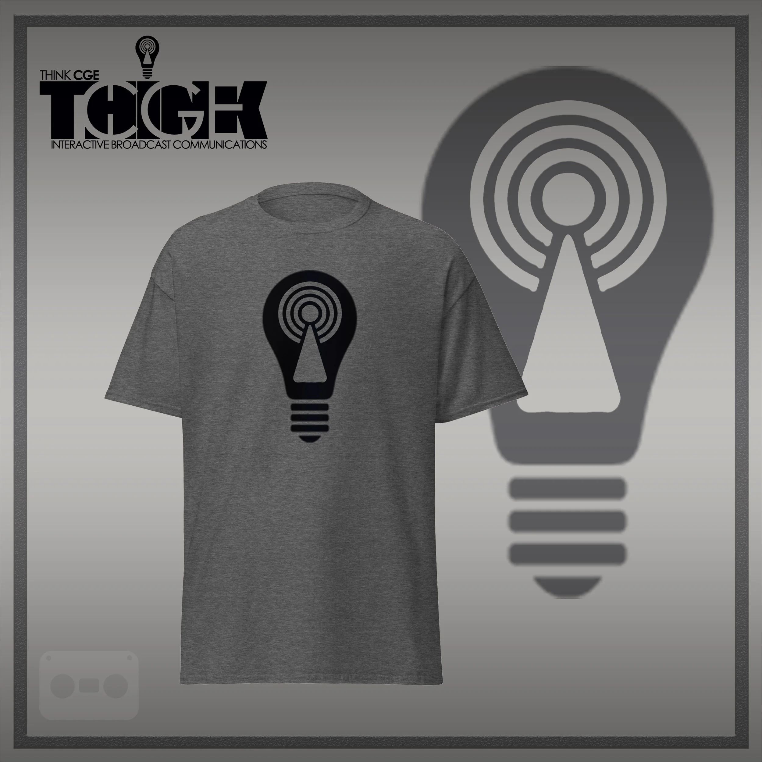 THINKCGE tShirt official ad dark-heather T Blacc Bulb.jpg