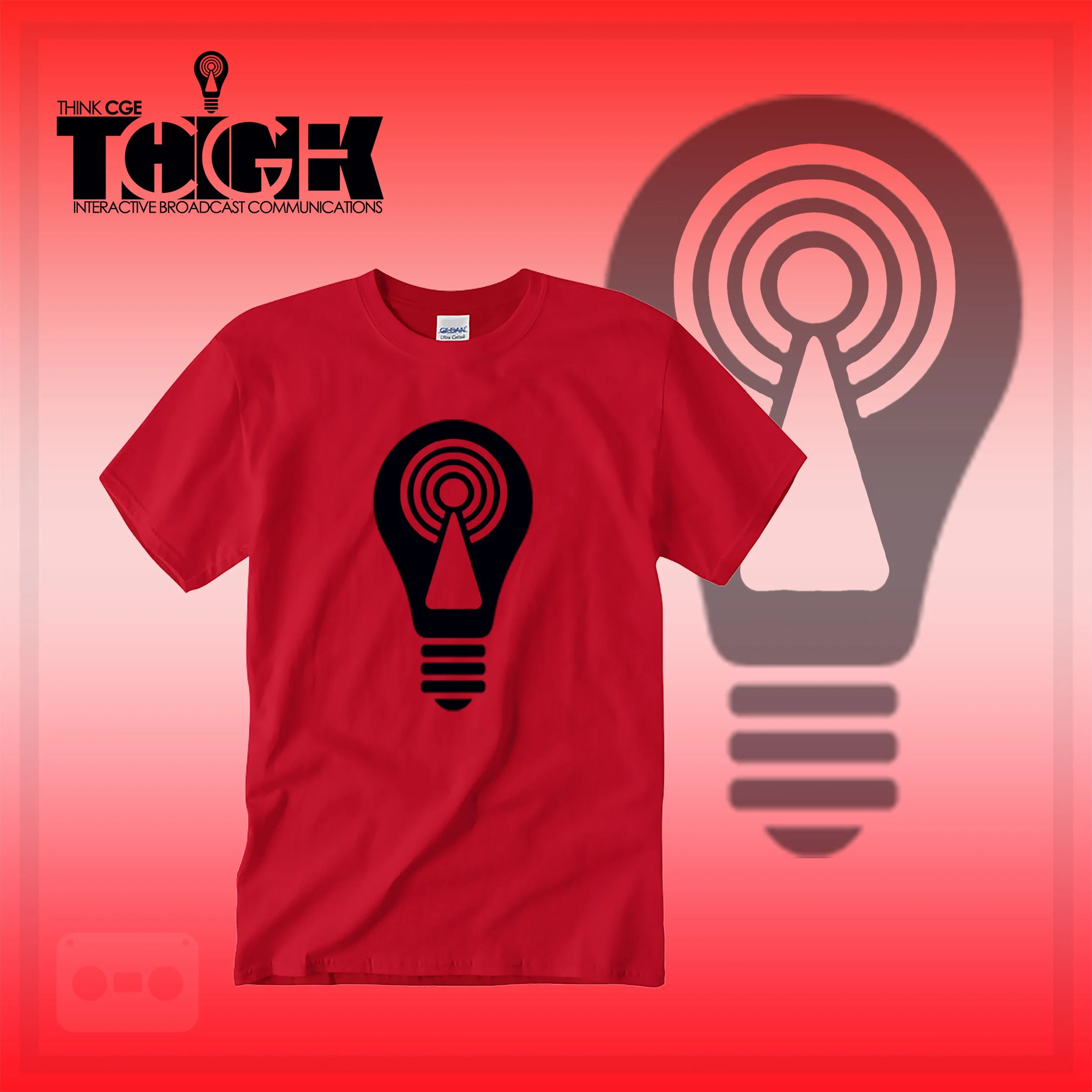 THINKCGE tShirt official ad Red T Blacc Bulb.jpg