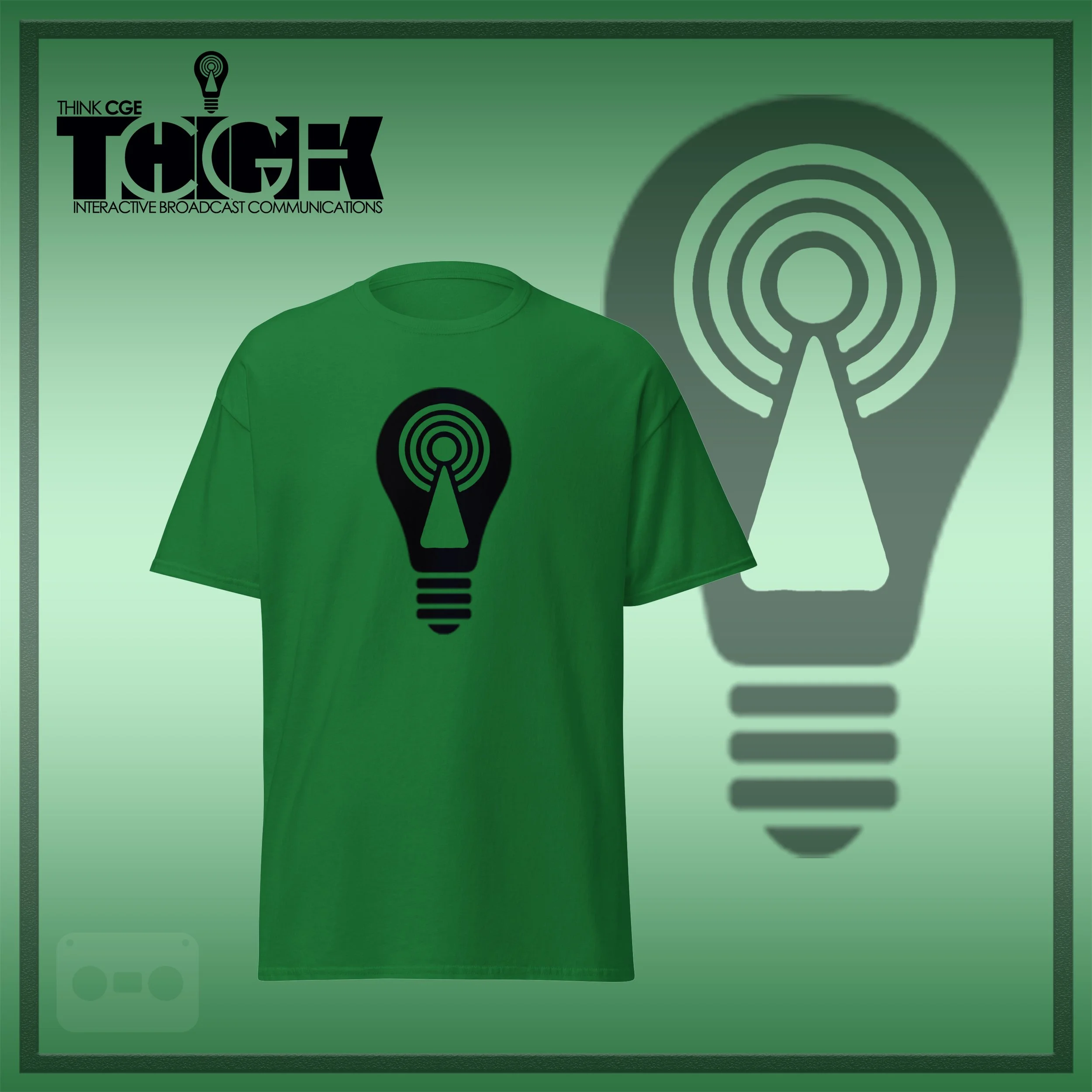 THINKCGE tShirt official ad turf-green T Blacc Bulb.jpg