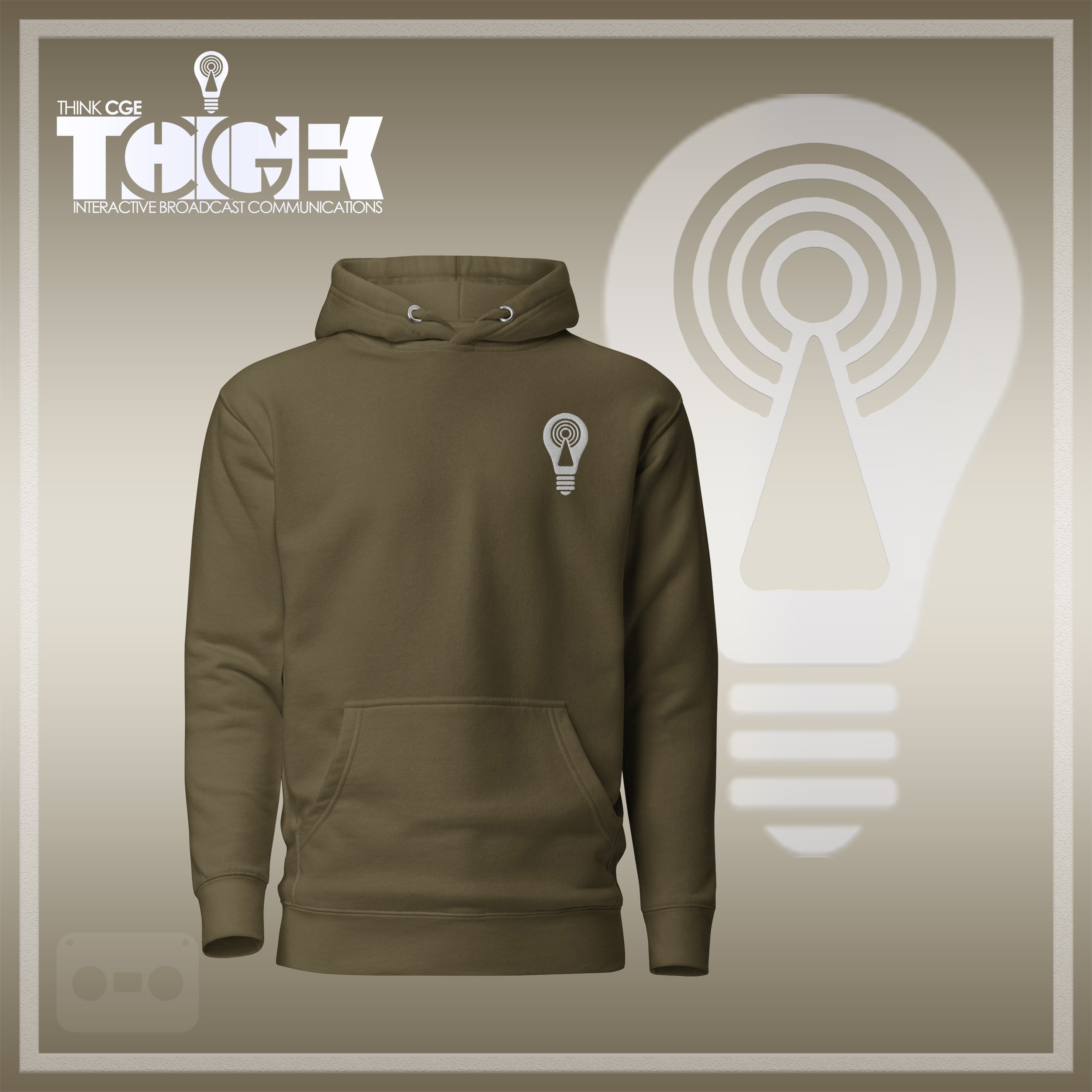 THINKCGE official ad Military Hoodie White Bulb.jpg