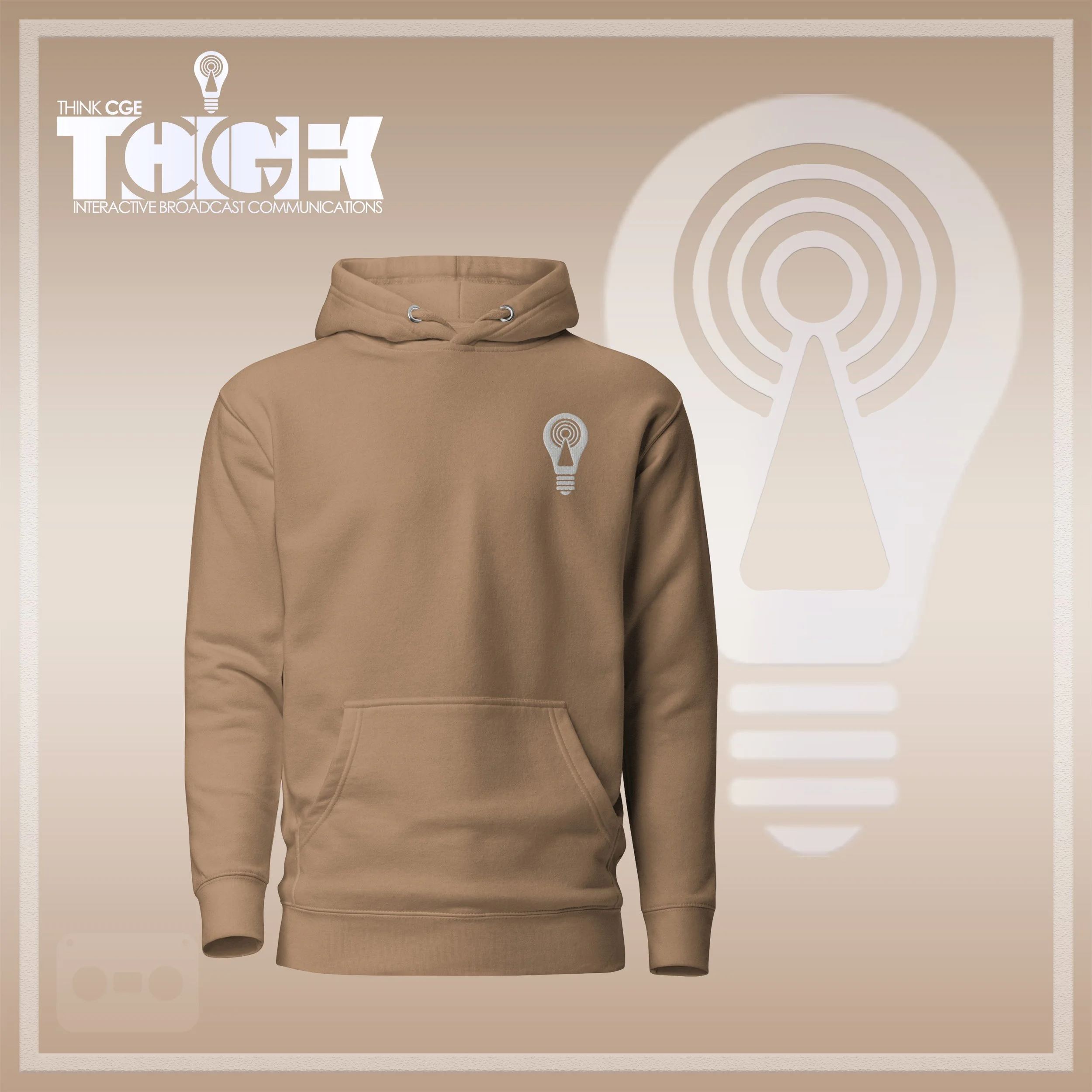 THINKCGE official ad latte Hoodie White Bulb.jpg
