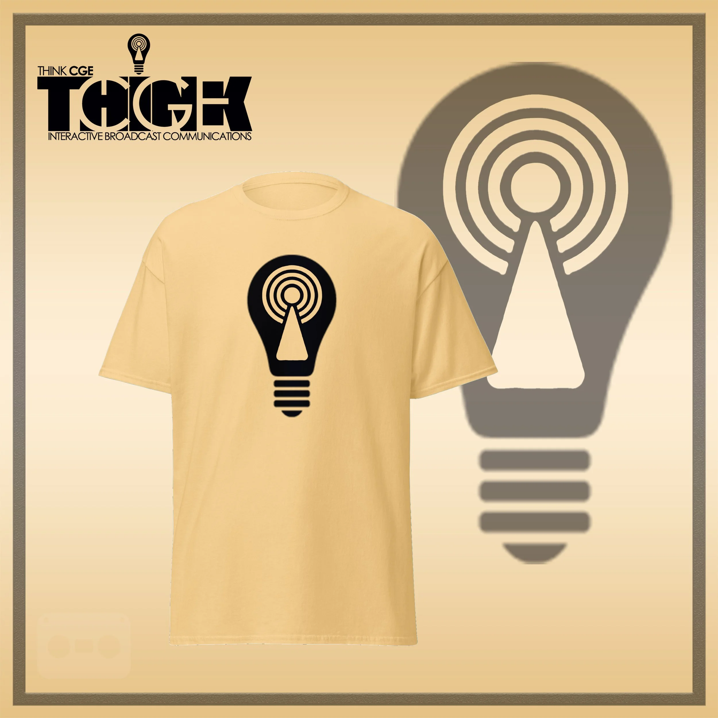 THINKCGE tShirt official ad yellow-haze T Blacc Bulb.jpg