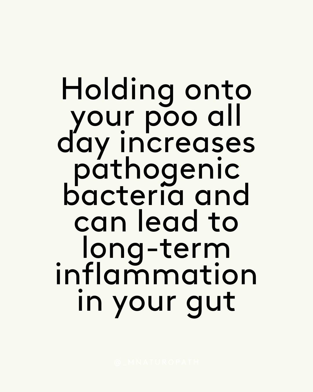 Did you know that holding onto your poo all day can increase bacteria in your gut and lead to long-term inflammation?

Regular bowel movements are essential for maintaining a healthy gut. However, holding onto our poo for extended periods can cause a