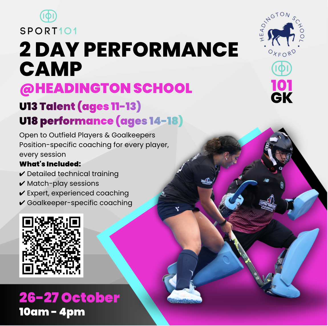 Sport101 @ Headington 2 day performance camp