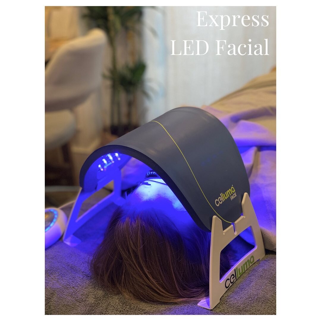What to expect from the Express LED Facial (30minutes) -

This short and sweet treatment uses the Celluma LED to penetrate different layers of the skin. The treatment starts with a cleanse and is finished with some high performance product layering o