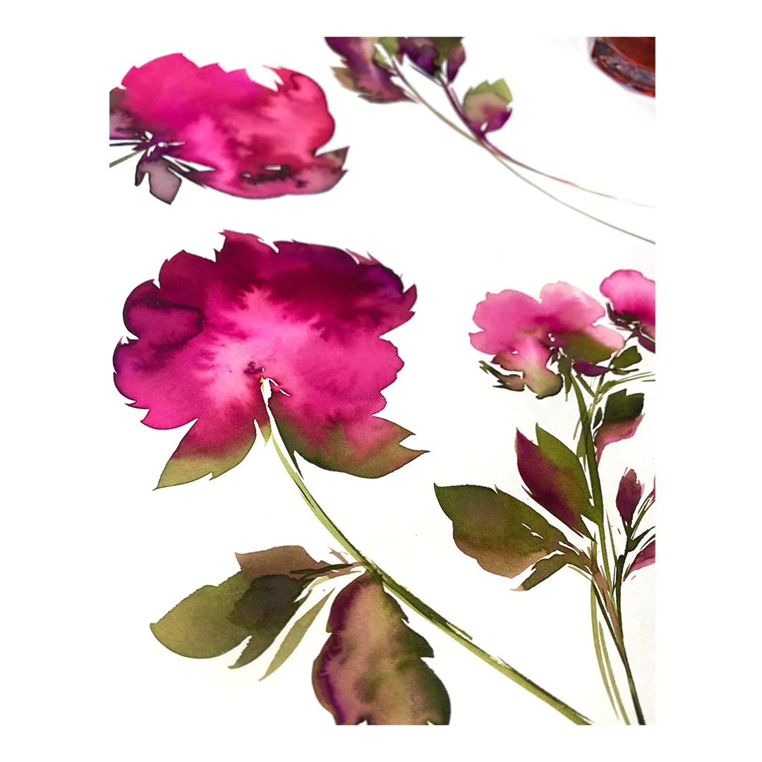 workshop aquarel bloemen schilderen