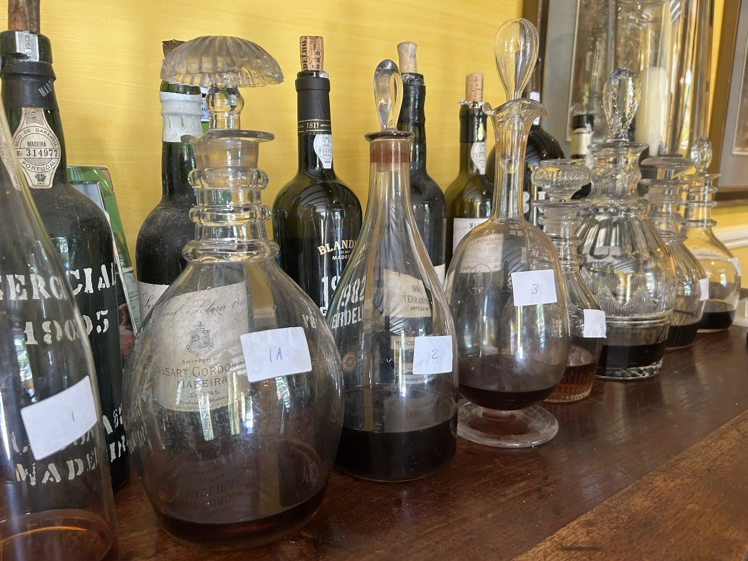 A Modern-day Madeira Party: with wines back to the 1860s. 