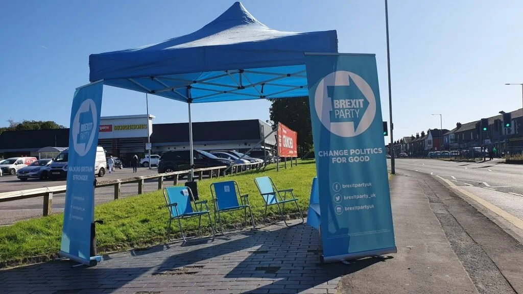 Brexit Party table day - Bolton North East -  Breightmet (21/09/2019)