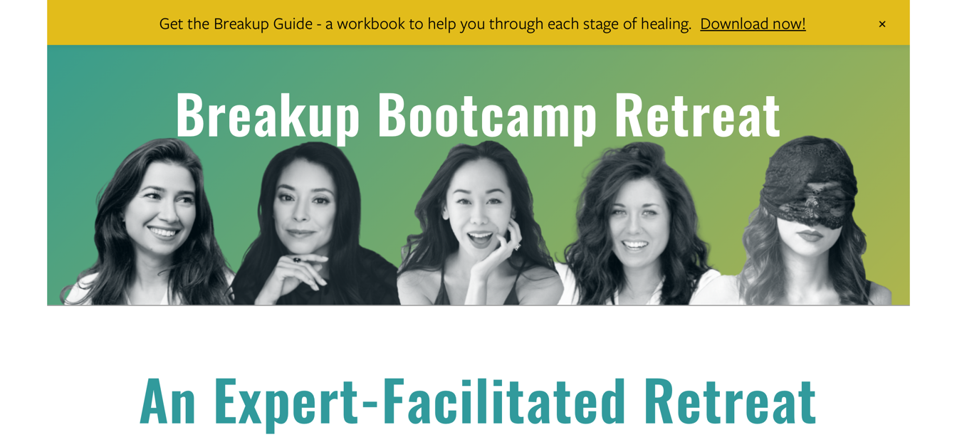 Breakup Bootcamp Retreat