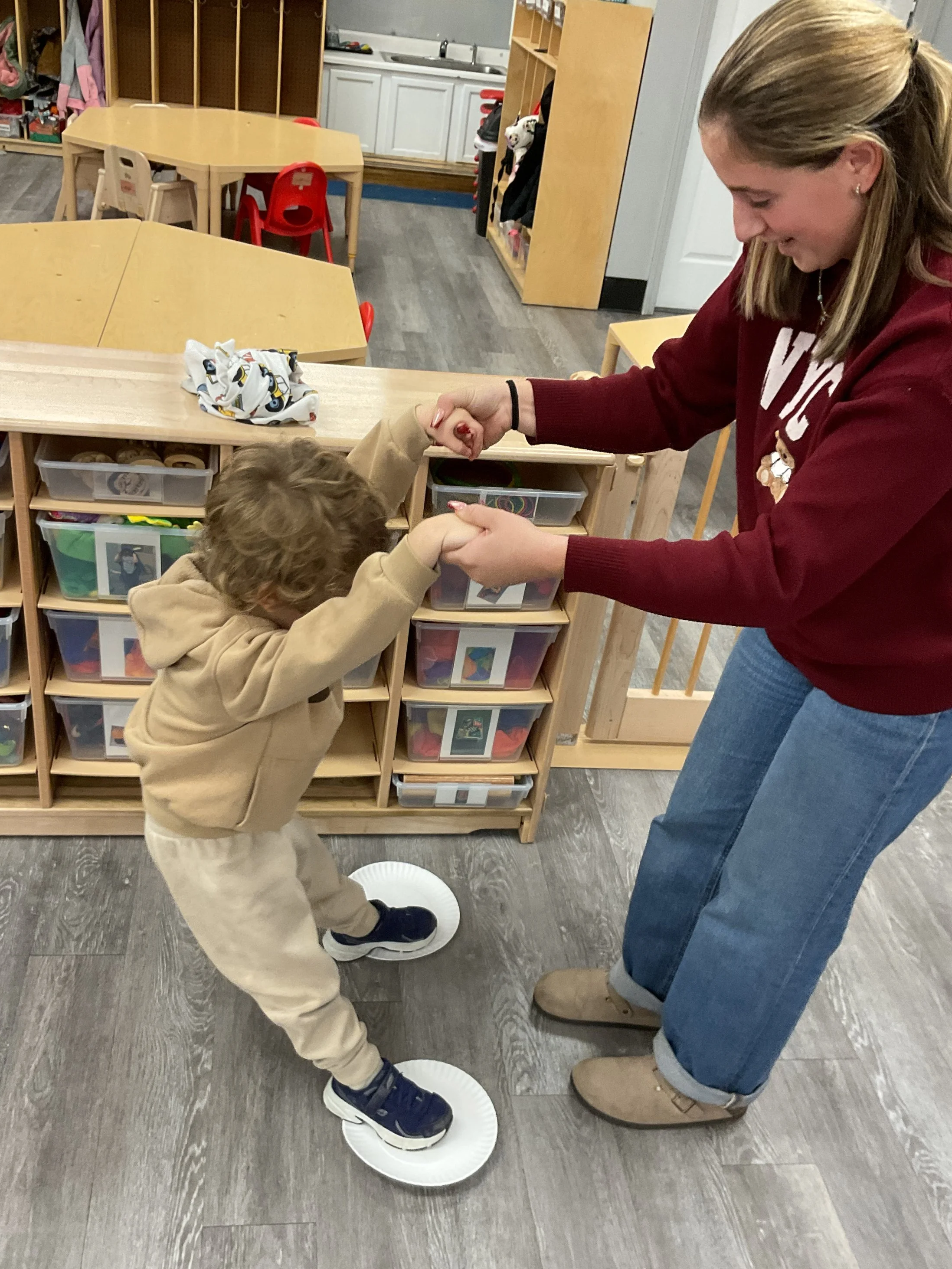 We use our fingers to touch!