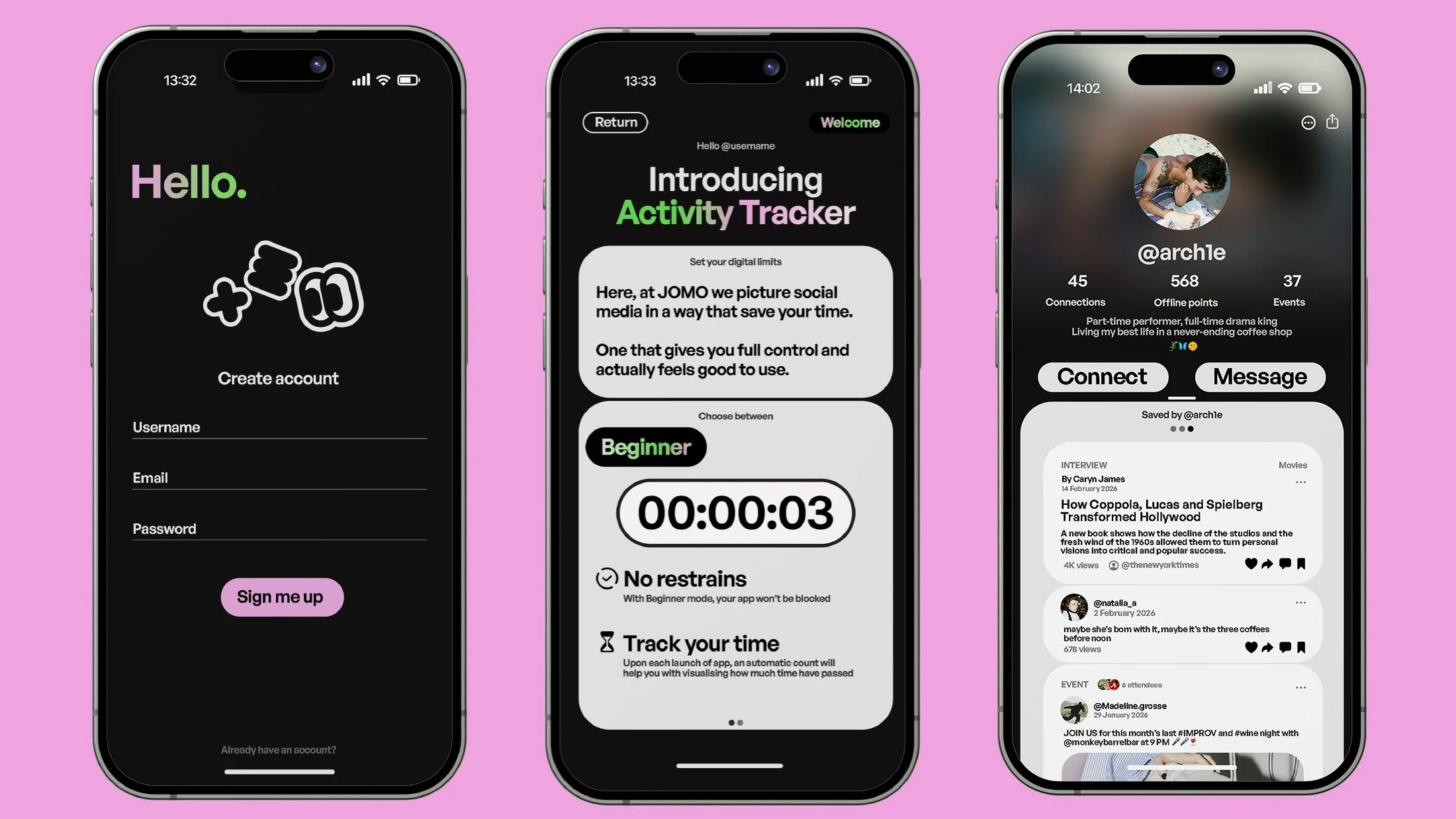 App UI.