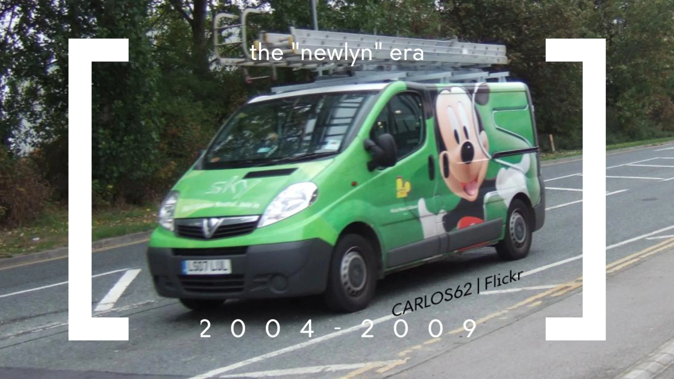 Allan grew fascination to Sky after seeing their logo on vans and billboards, such as in this picture captured by CARLOS62 on Flickr.