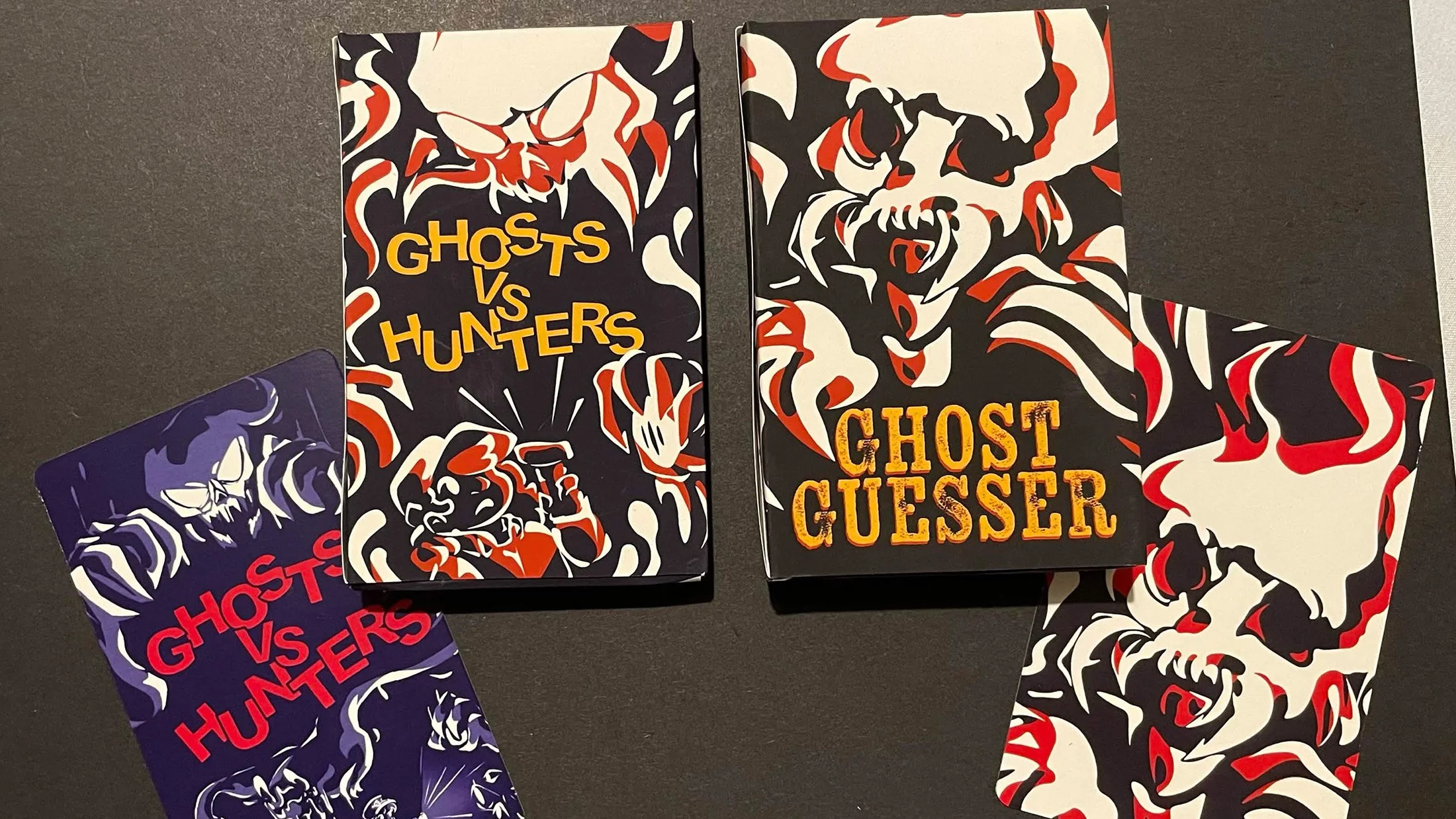 Card game outer packaging.