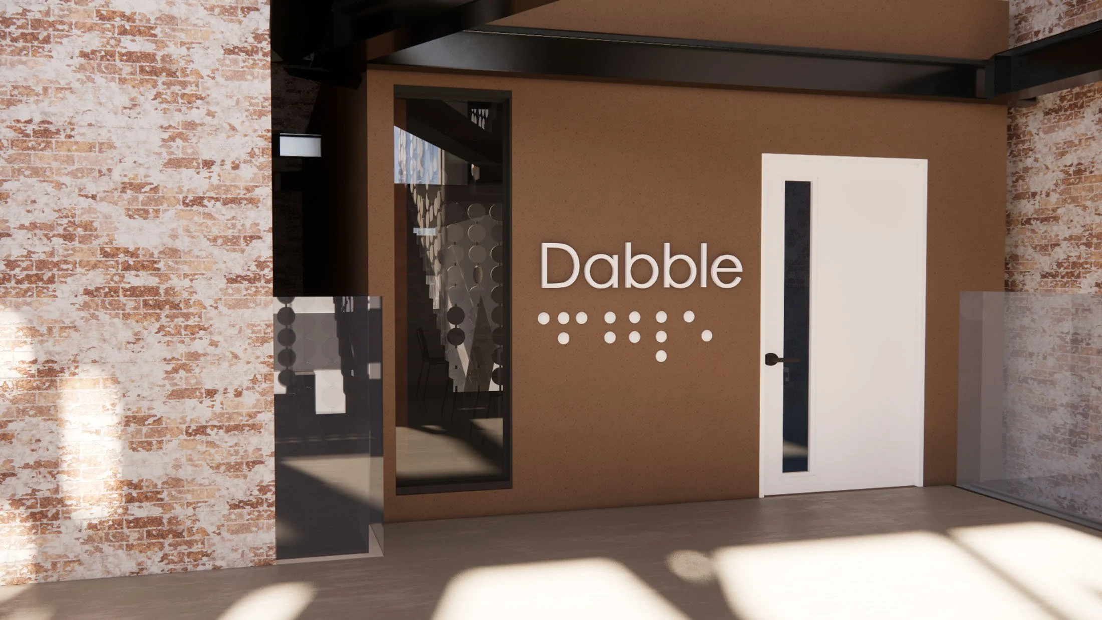View of outside the Dabble Studio 