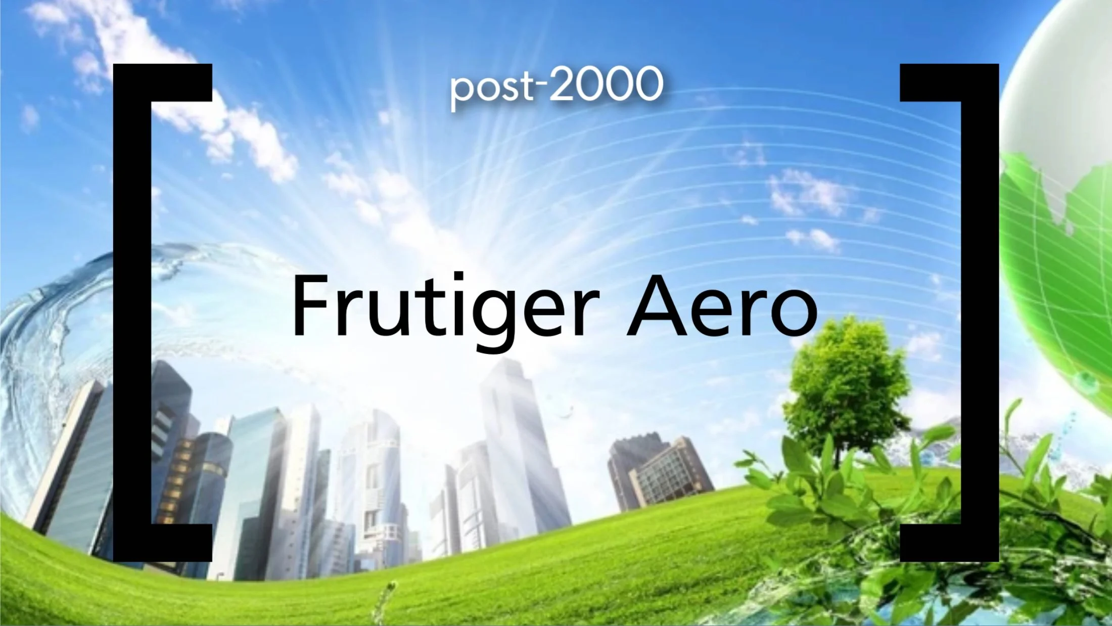 The Y2K episode mentions how Frutiger Aero was one of the design trends that followed it.