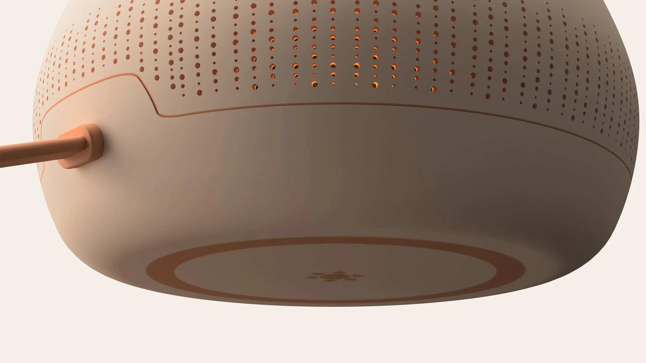 Close up of the base details.