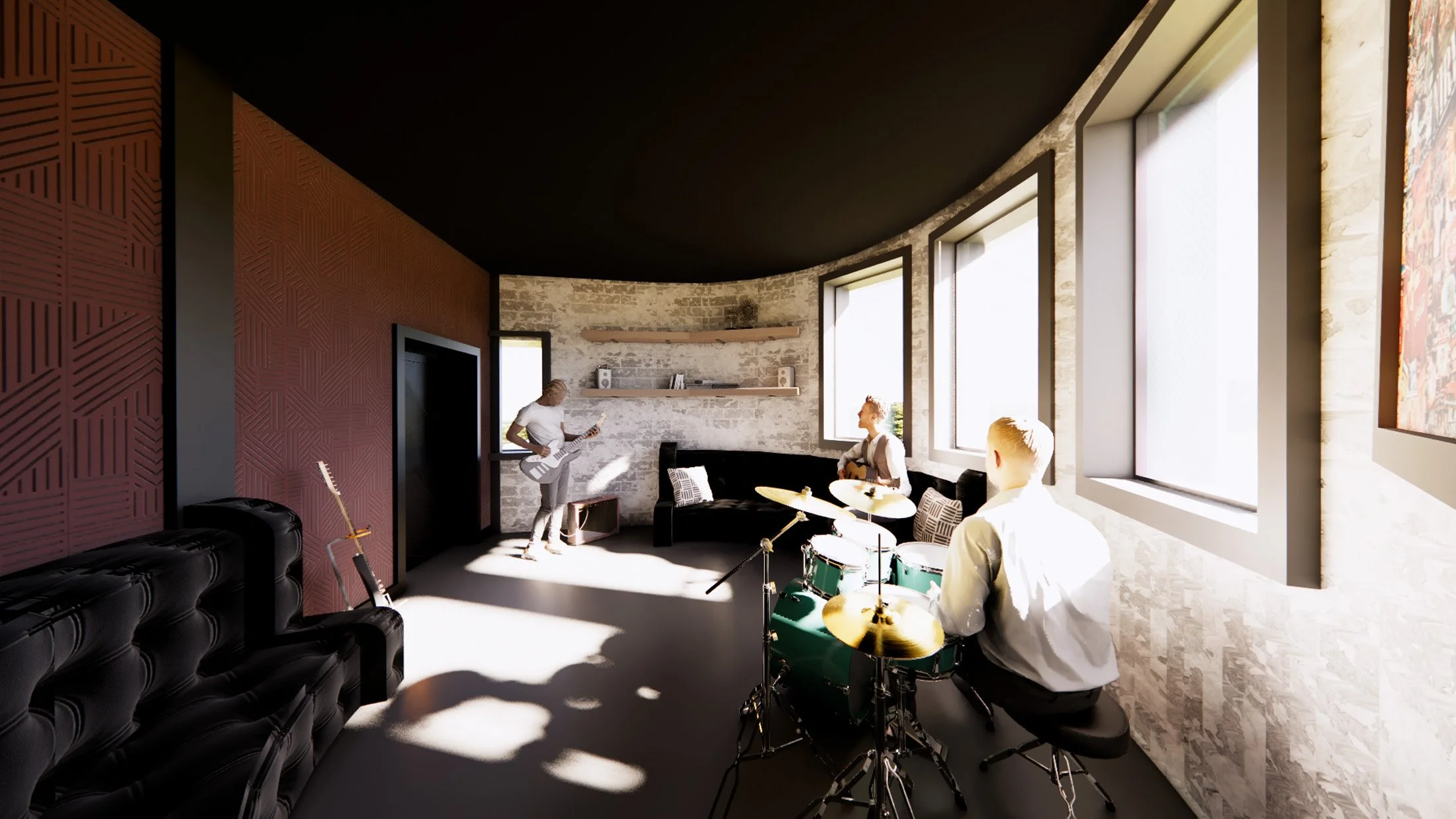 Big practice room